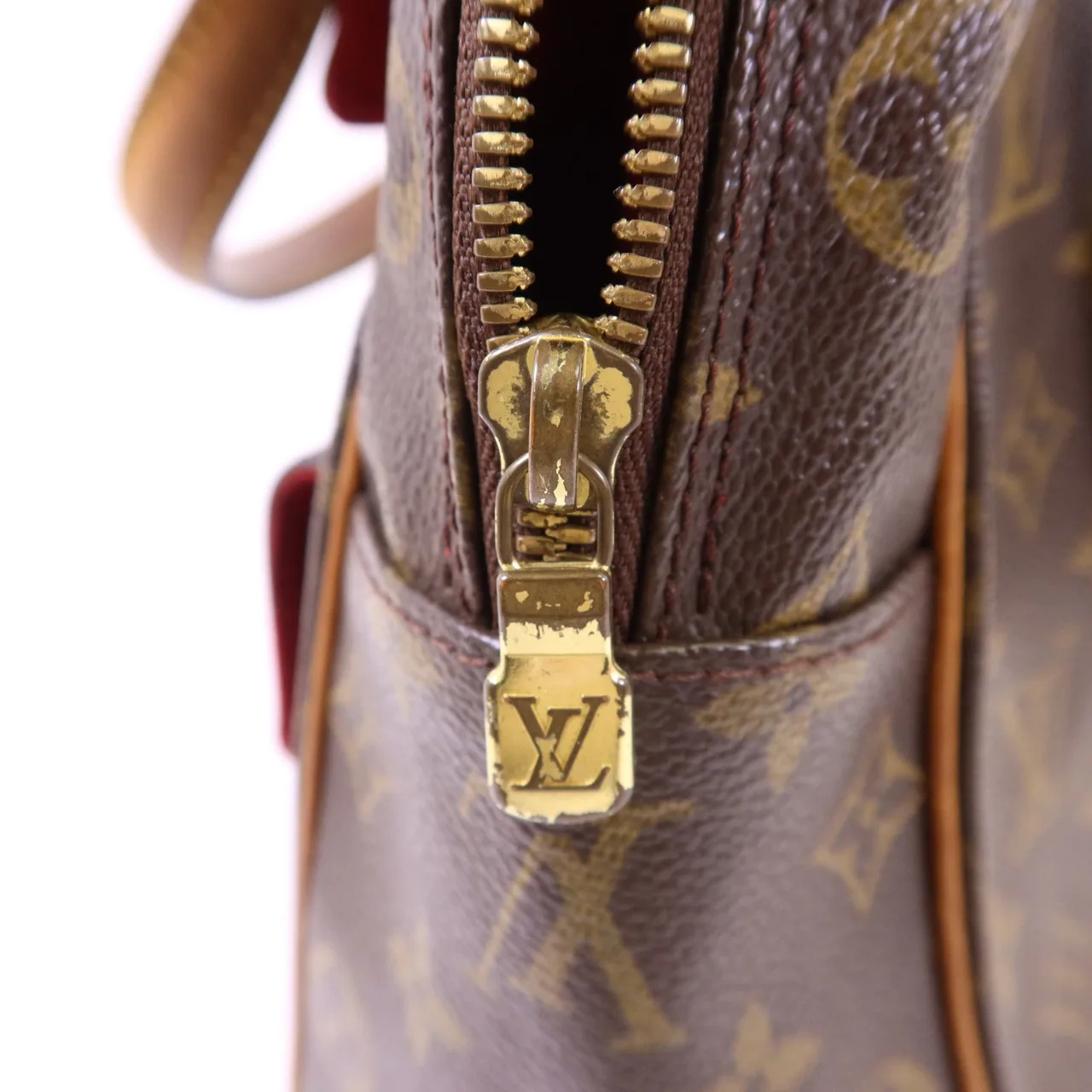 LOUIS VUITTON Excentri-cite M51161 手提包 塗層帆布 棕色 塗層帆布 中古品B - 縮圖 9