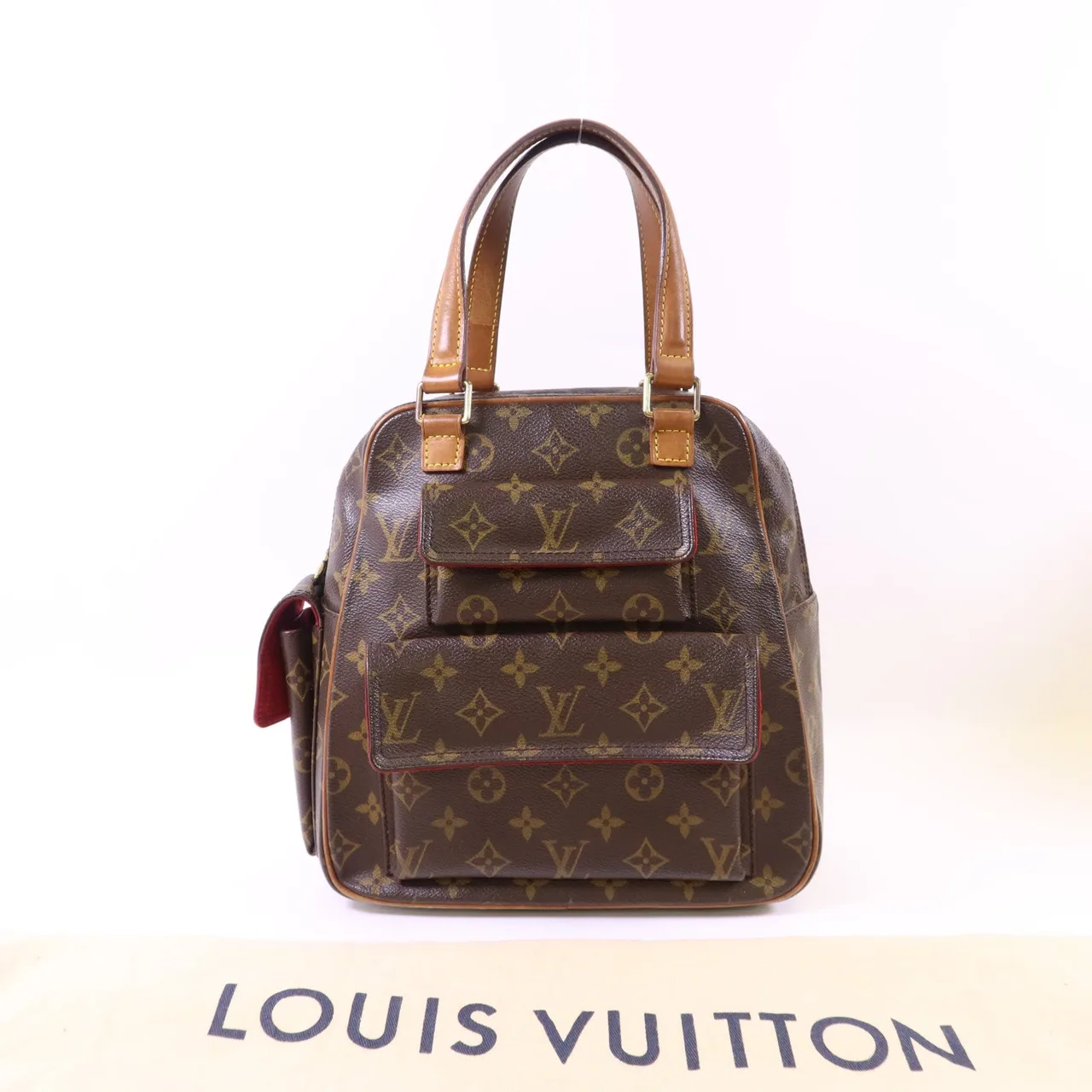 LOUIS VUITTON Excentri-cite M51161 手提包 塗層帆布 棕色 塗層帆布 中古品B - 縮圖 27