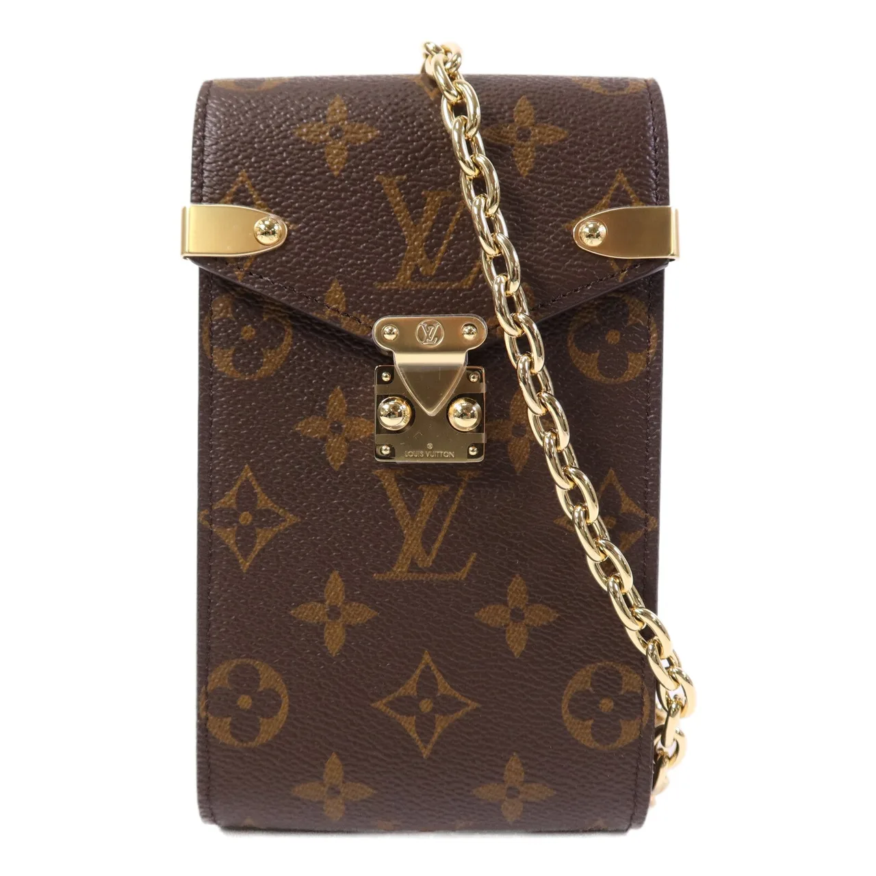 LOUIS VUITTON M13572 肩背包 塗層帆布 棕色