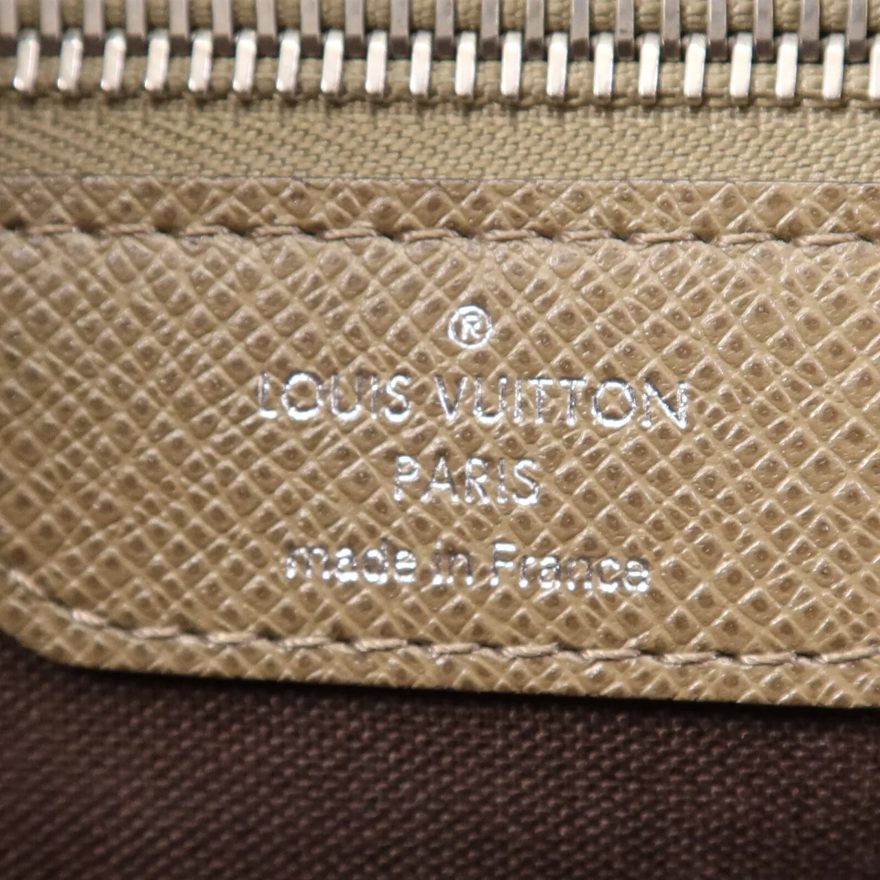 LOUIS VUITTON Roman M32625 肩背包 牛皮 卡其色 / Grey 牛皮 中古品B - 縮圖 6