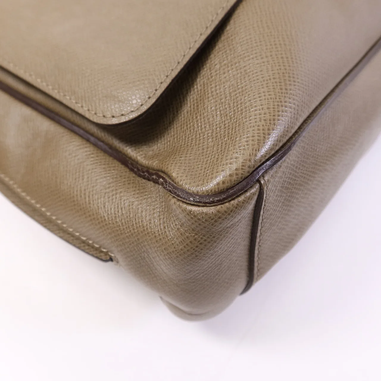 LOUIS VUITTON Roman M32625 肩背包 牛皮 卡其色 / Grey 牛皮 中古品B - 縮圖 13