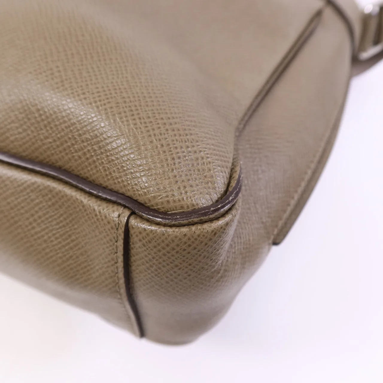 LOUIS VUITTON Roman M32625 肩背包 牛皮 卡其色 / Grey 牛皮 中古品B - 縮圖 14