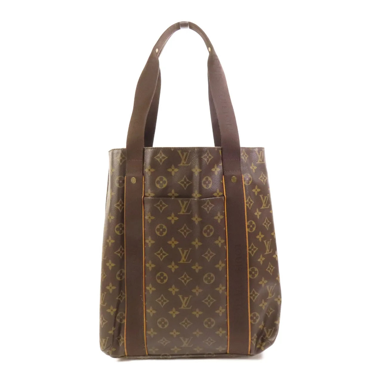 LOUIS VUITTON Cabas Beaubourg M53013 托特包 塗層帆布 棕色 / Brown