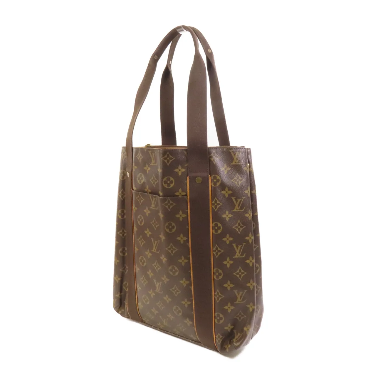 LOUIS VUITTON Cabas Beaubourg M53013 Tote Bag Coated Canvas 棕色 / Brown Coated Canvas Rank B - Thumbnail 3