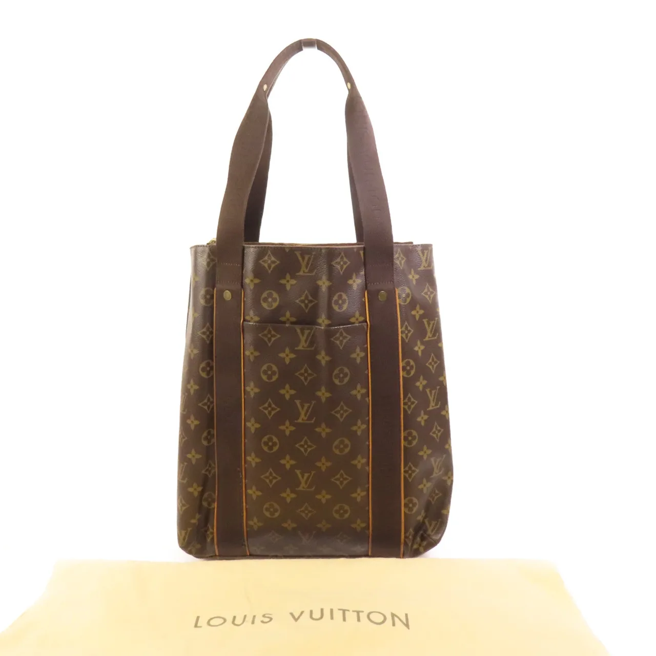 LOUIS VUITTON Cabas Beaubourg M53013 Tote Bag Coated Canvas 棕色 / Brown Coated Canvas Rank B - Thumbnail 10