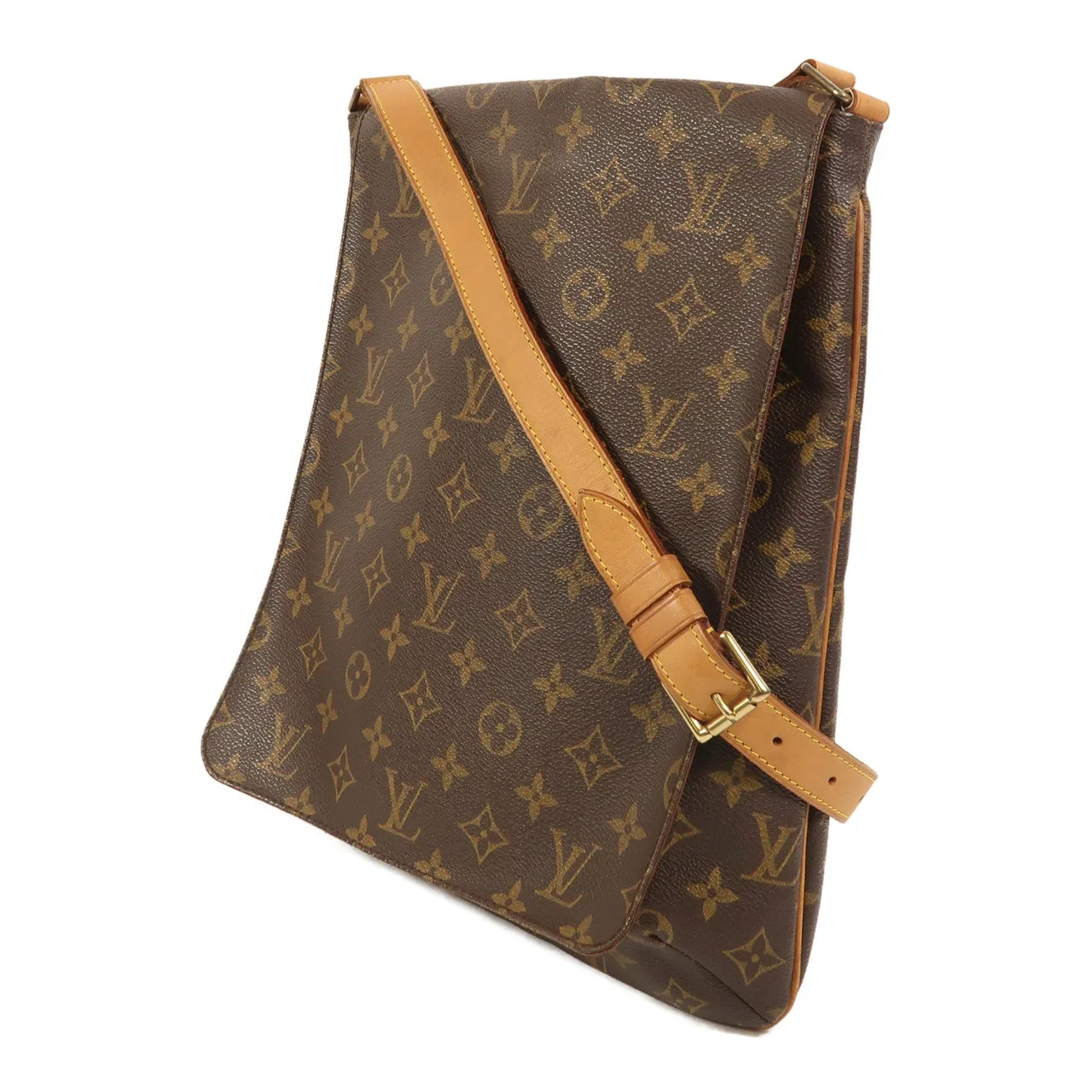 LOUIS VUITTON Musette M51256 Shoulder Bag Coated Canvas 棕色 / Brown Coated Canvas Rank B - Thumbnail 3