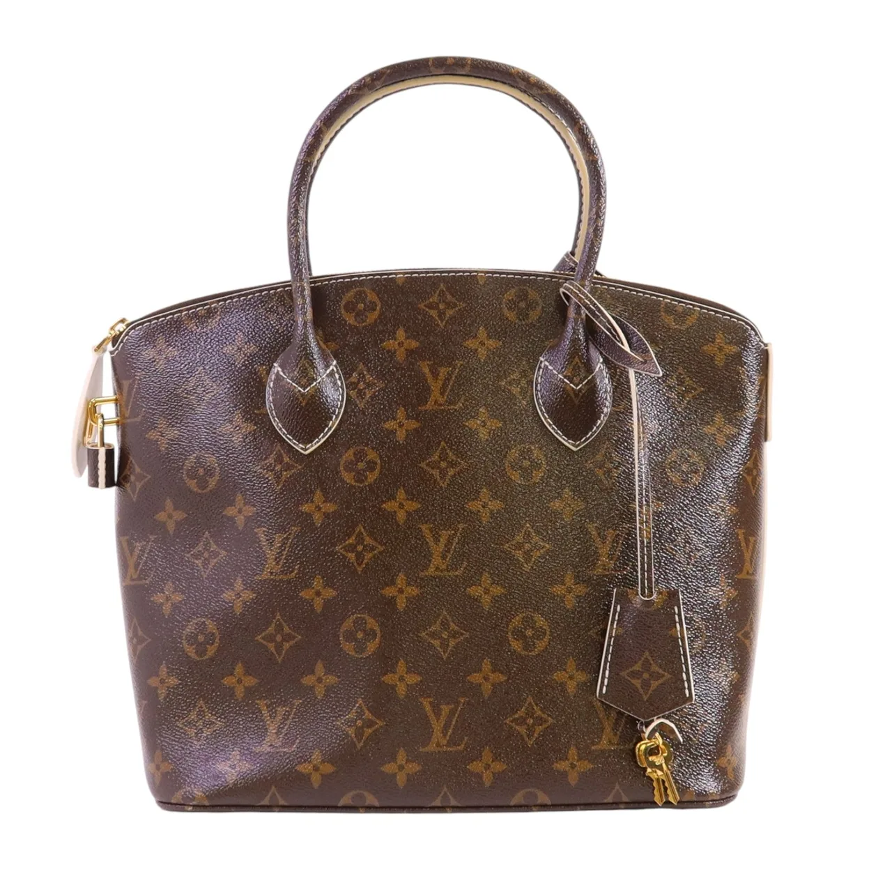 LOUIS VUITTON Lockit M40597 手提包 塗層帆布 棕色
