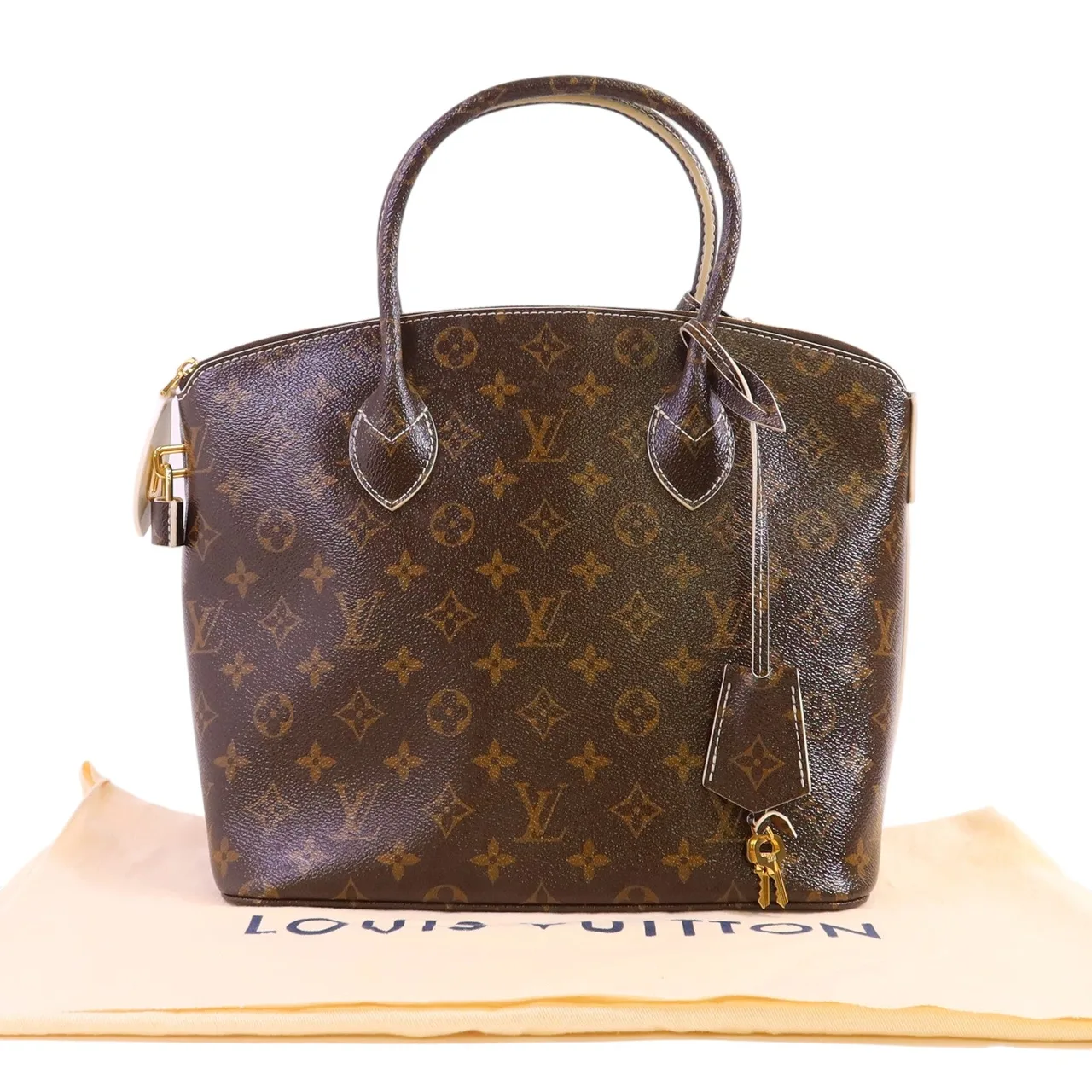LOUIS VUITTON Lockit M40597 手提包 塗層帆布 棕色 塗層帆布 中古品A - 縮圖 10