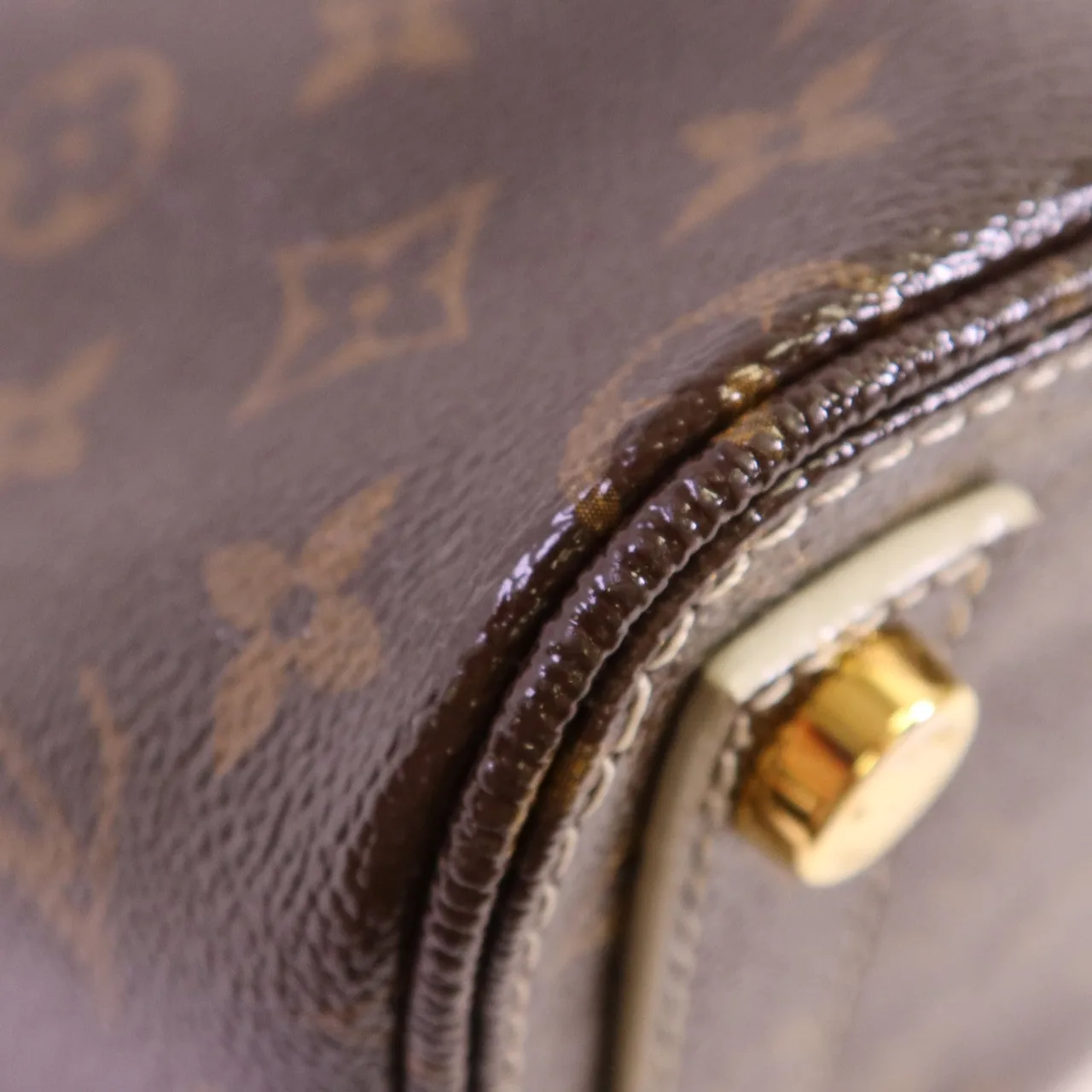 LOUIS VUITTON Lockit M40597 手提包 塗層帆布 棕色 塗層帆布 中古品A - 縮圖 13