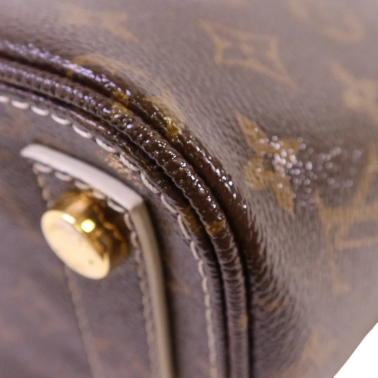 LOUIS VUITTON Lockit M40597 手提包 塗層帆布 棕色 塗層帆布 中古品A - 縮圖 14