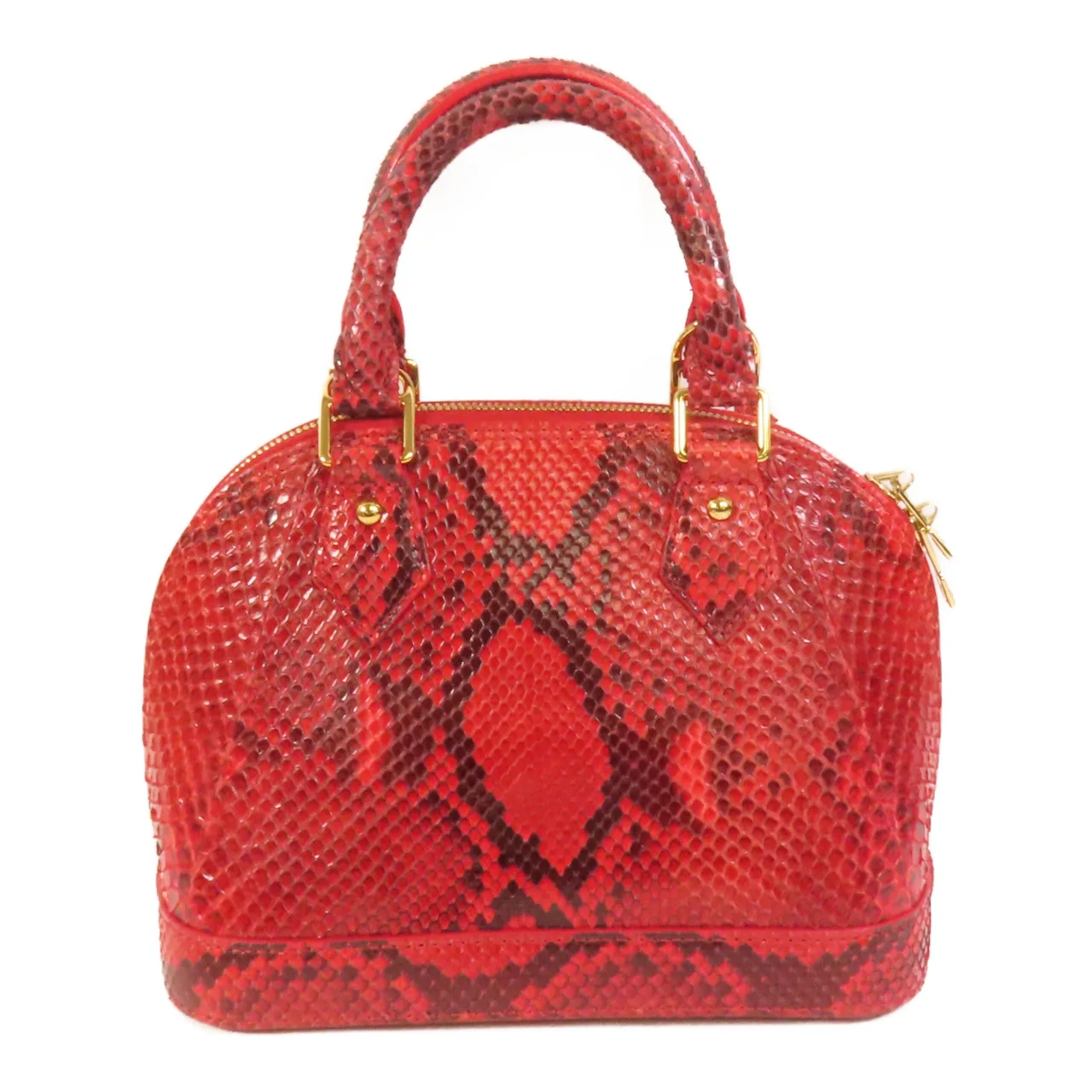 LOUIS VUITTON Alma N90910 2-Way Bag x Snakeskin 紅色 / Red x Snakeskin Rank A - Thumbnail 2