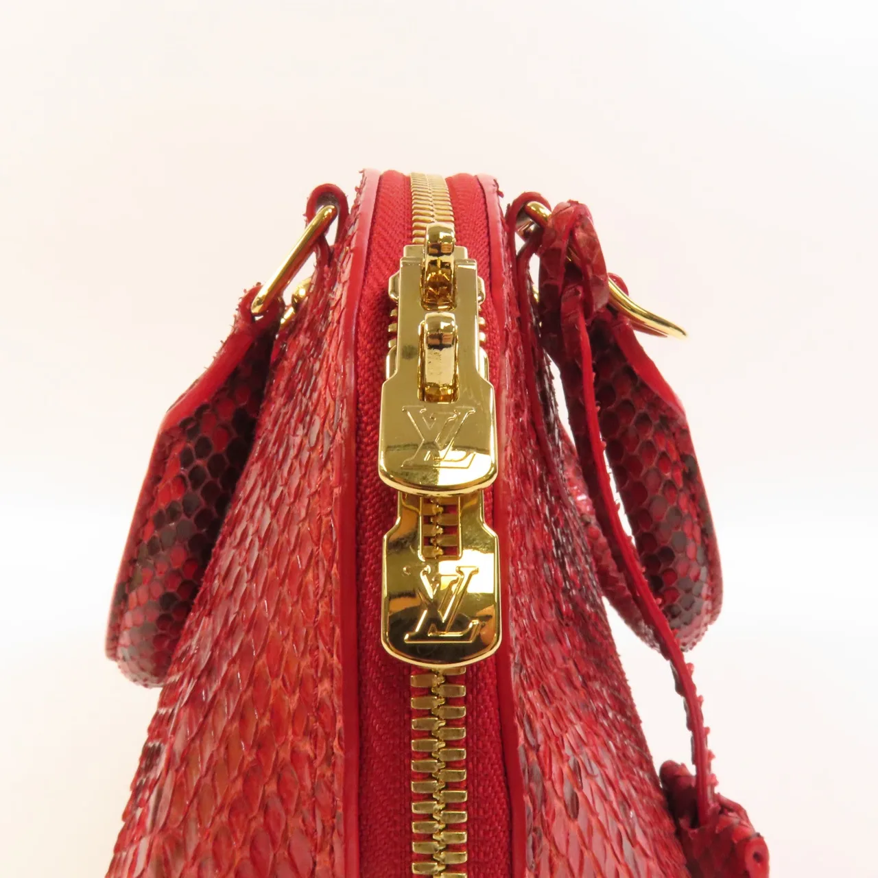 LOUIS VUITTON Alma N90910 2-Way Bag x Snakeskin 紅色 / Red x Snakeskin Rank A - Thumbnail 7