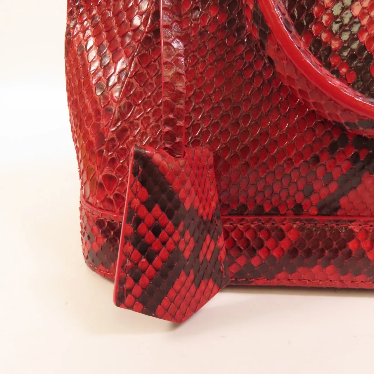 LOUIS VUITTON Alma N90910 2-Way Bag x Snakeskin 紅色 / Red x Snakeskin Rank A - Thumbnail 8