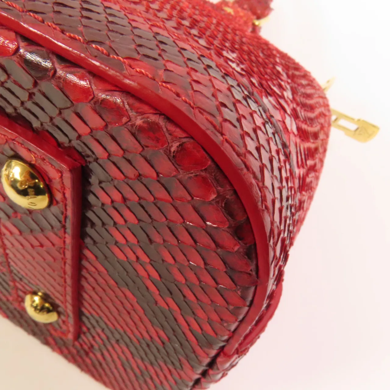 LOUIS VUITTON Alma N90910 2-Way Bag x Snakeskin 紅色 / Red x Snakeskin Rank A - Thumbnail 15
