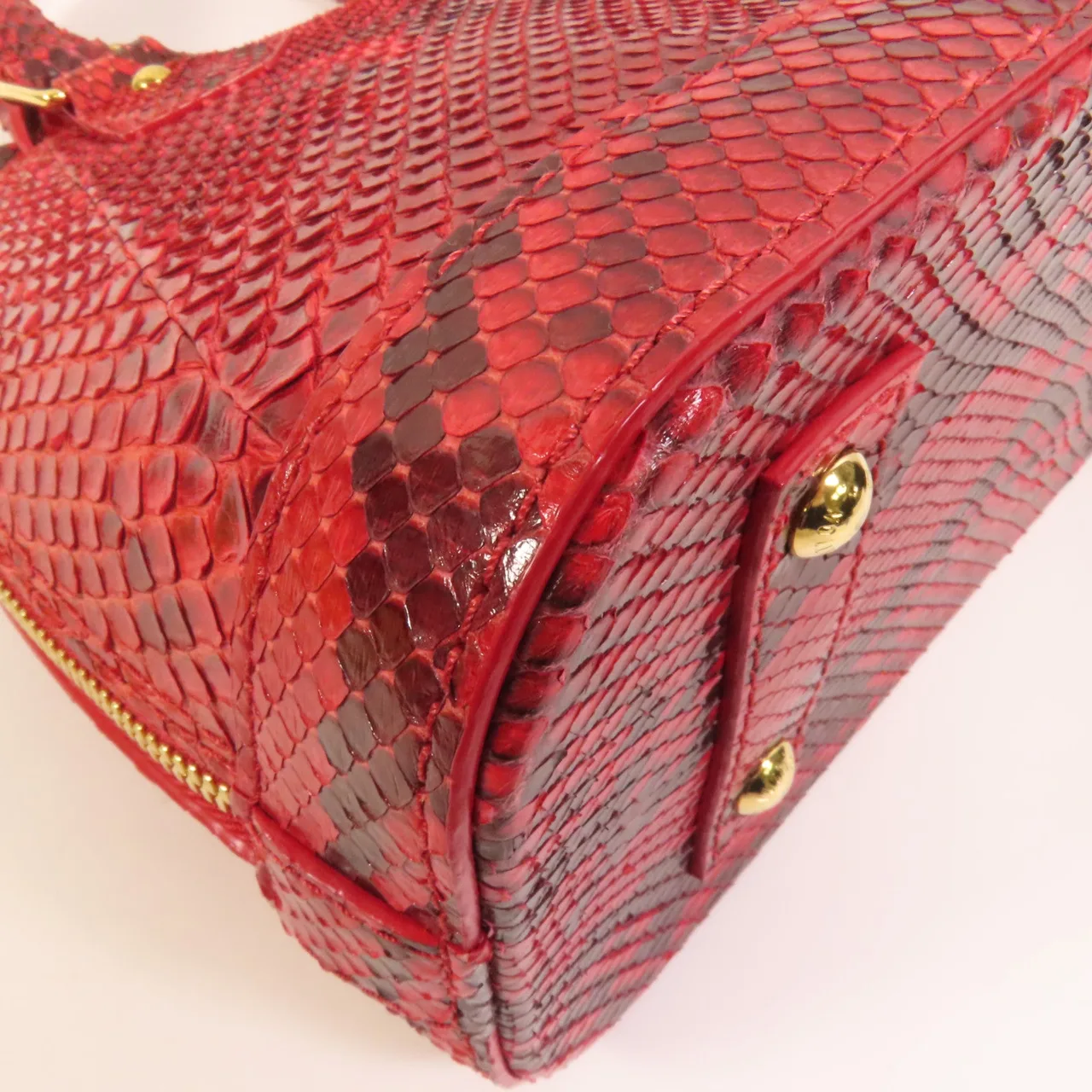 LOUIS VUITTON Alma N90910 2-Way Bag x Snakeskin 紅色 / Red x Snakeskin Rank A - Thumbnail 16