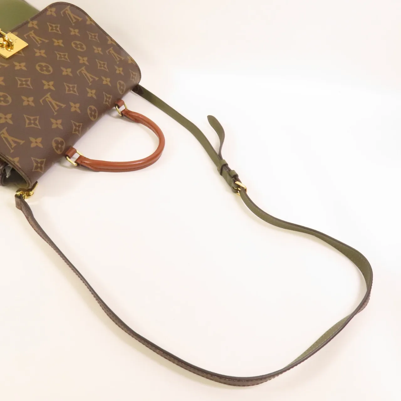LOUIS VUITTON Marignan M44259 2-Way Bag Coated Canvas 棕色 Coated Canvas Rank A - Thumbnail 6