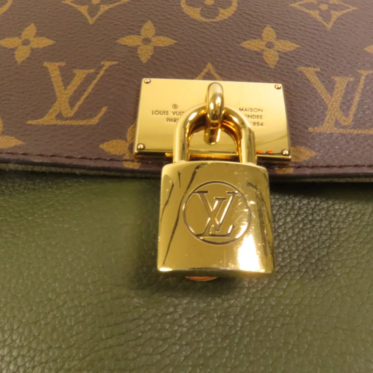 LOUIS VUITTON Marignan M44259 2-Way Bag Coated Canvas 棕色 Coated Canvas Rank A - Thumbnail 8