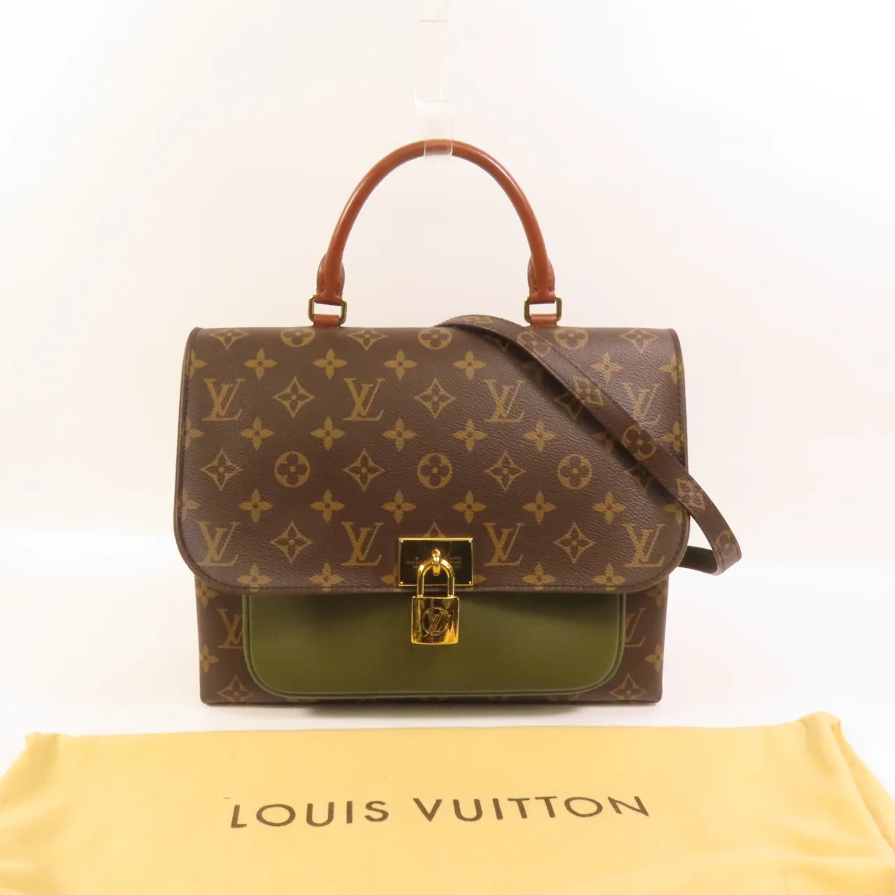 LOUIS VUITTON Marignan M44259 2-Way Bag Coated Canvas 棕色 Coated Canvas Rank A - Thumbnail 11