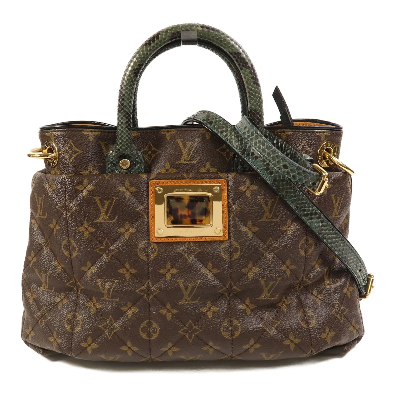 LOUIS VUITTON N90312 兩用包 塗層帆布 棕色 / Brown