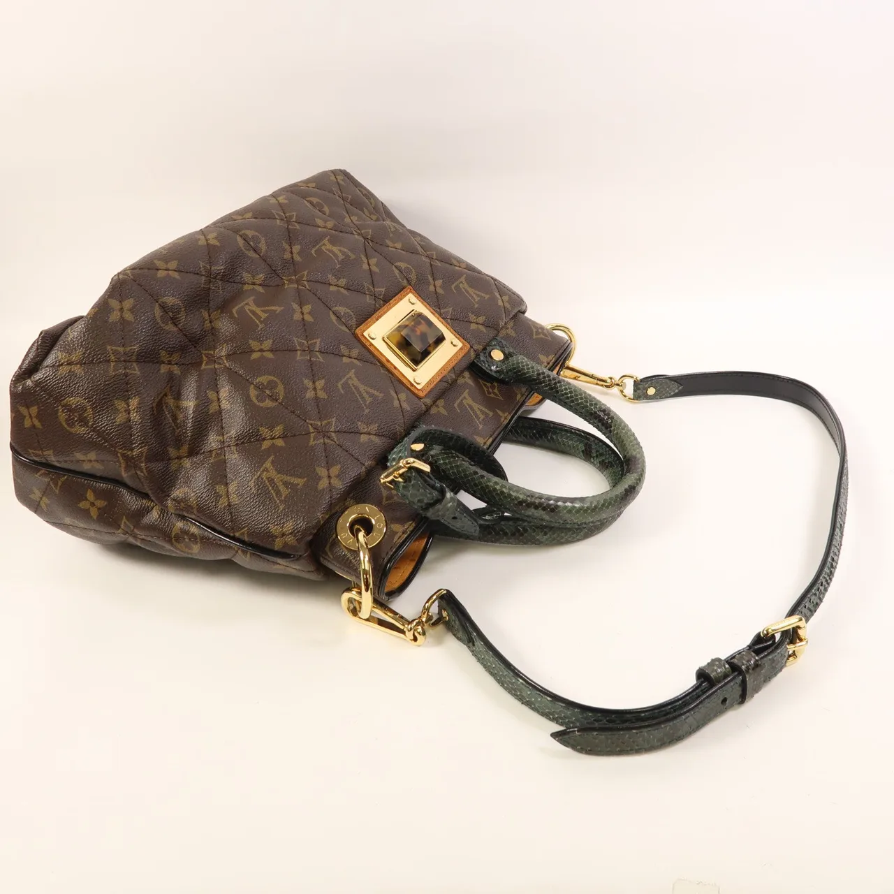 LOUIS VUITTON N90312 2-Way Bag Coated Canvas 棕色 / Brown Coated Canvas Rank A - Thumbnail 8