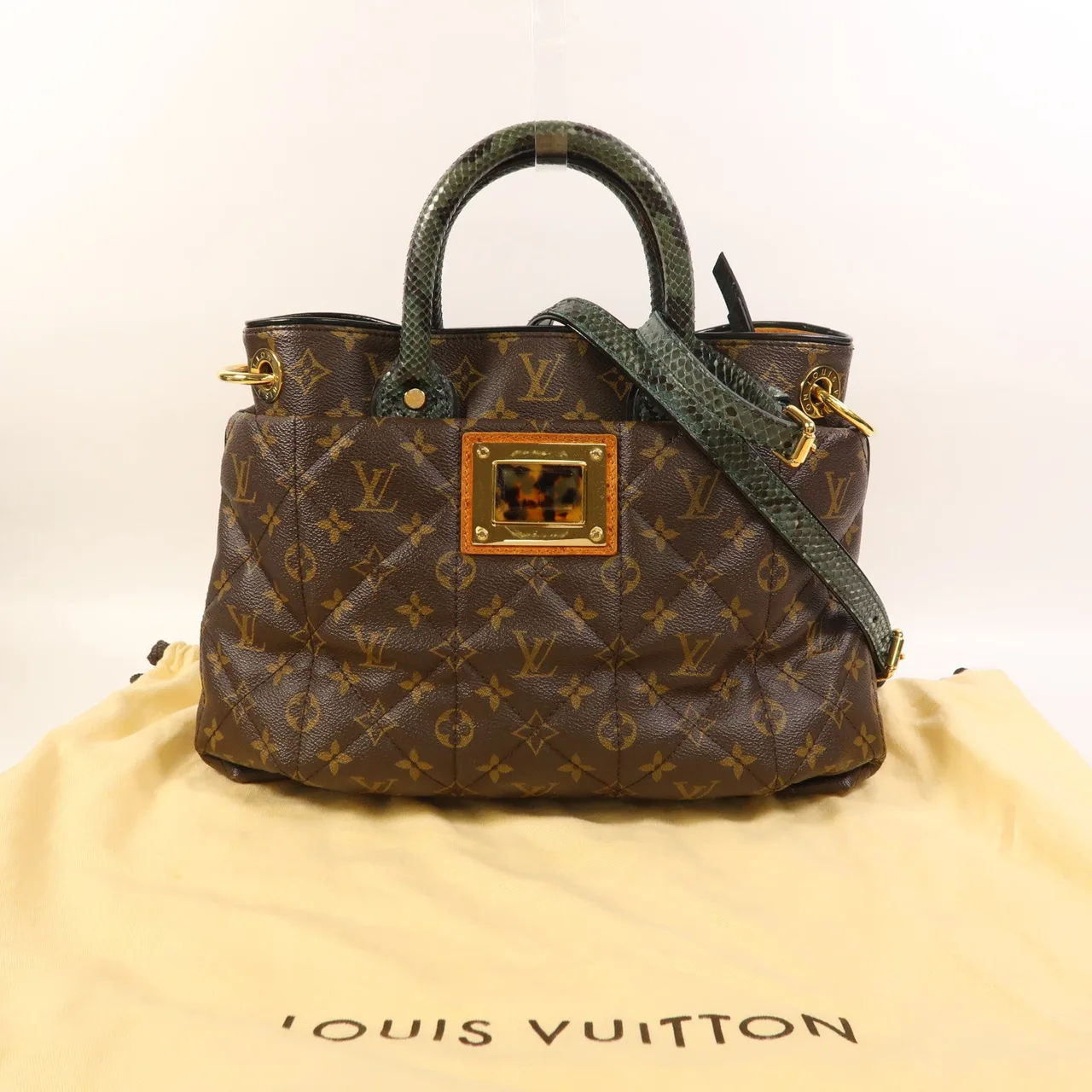 LOUIS VUITTON N90312 2-Way Bag Coated Canvas 棕色 / Brown Coated Canvas Rank A - Thumbnail 9