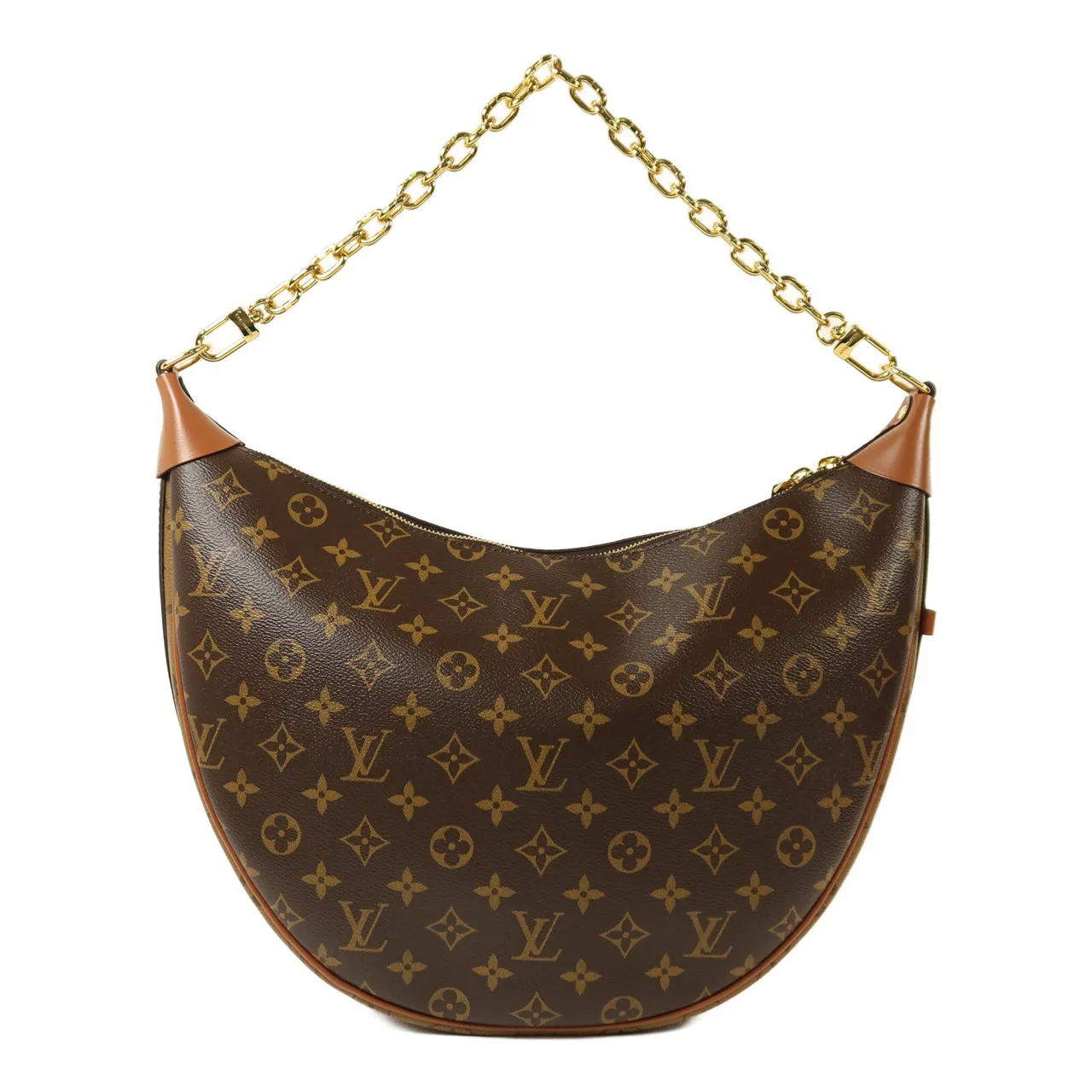 LOUIS VUITTON Loop M46311 兩用包 塗層帆布 棕色 / Brown 塗層帆布 中古品A - 縮圖 2
