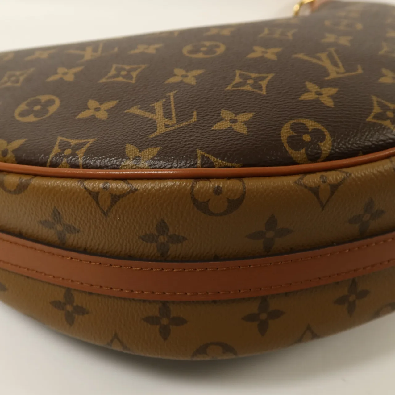 LOUIS VUITTON Loop M46311 兩用包 塗層帆布 棕色 / Brown 塗層帆布 中古品A - 縮圖 9