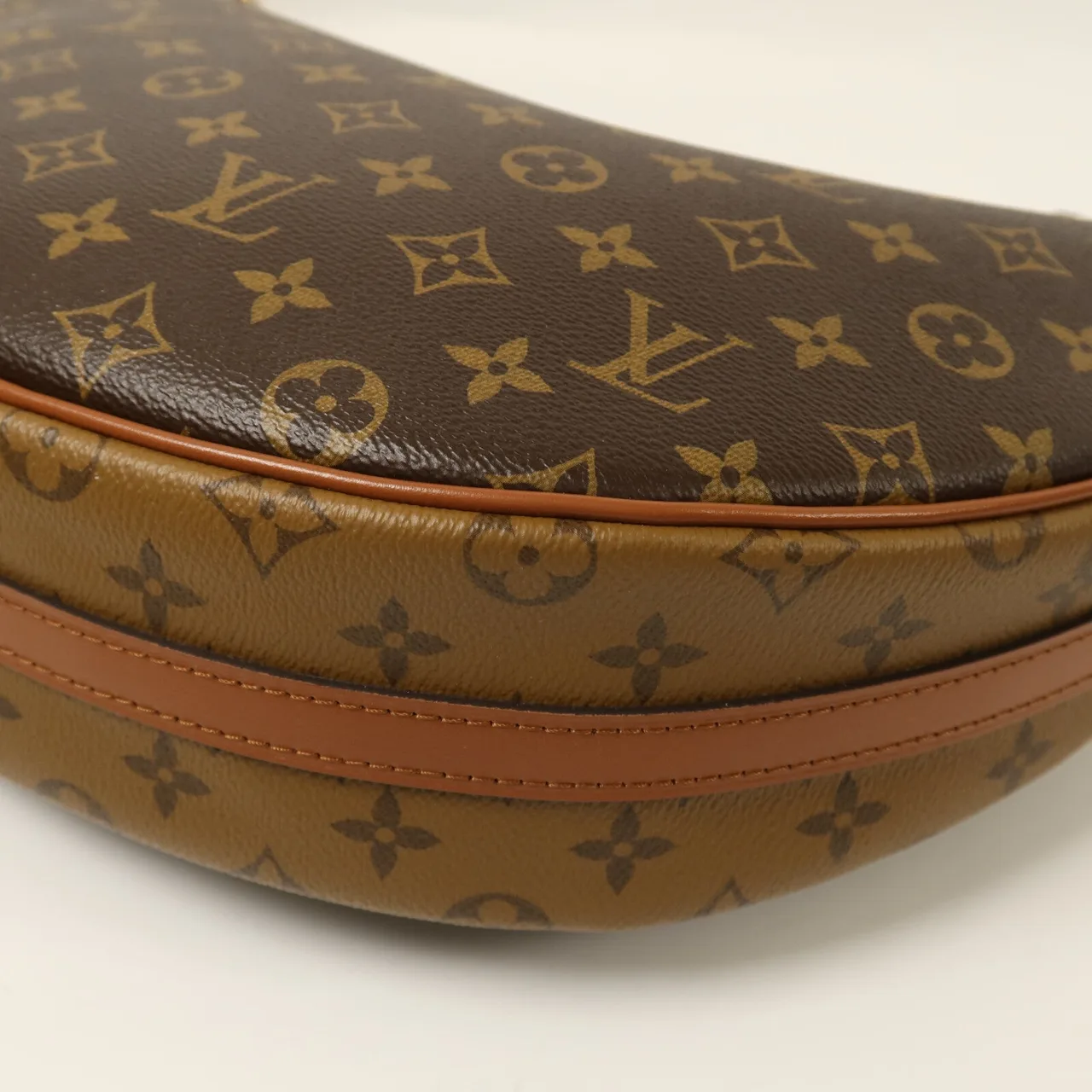 LOUIS VUITTON Loop M46311 兩用包 塗層帆布 棕色 / Brown 塗層帆布 中古品A - 縮圖 10