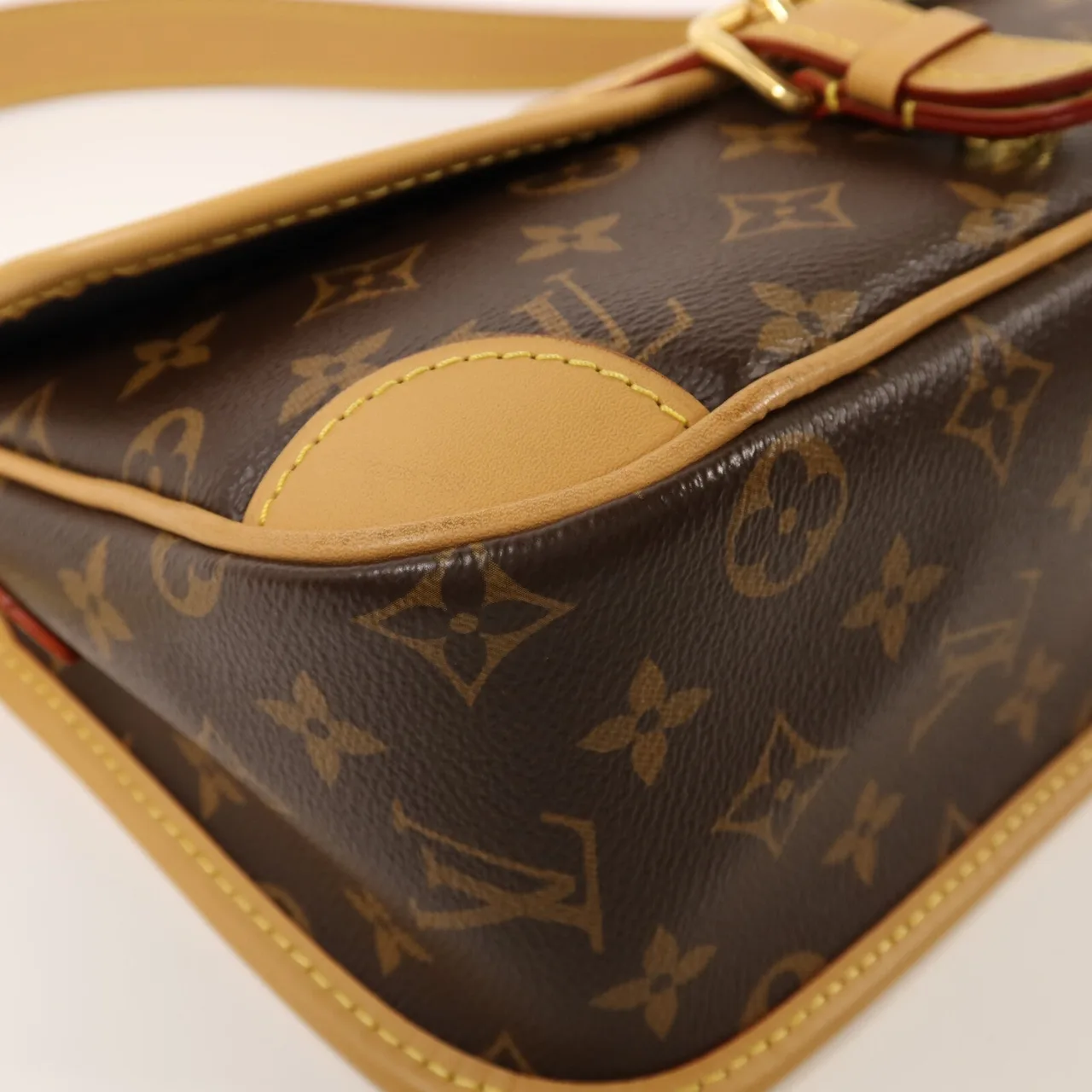 LOUIS VUITTON Diane M45985 2-Way Bag Coated Canvas 棕色 / Brown Coated Canvas Rank A - Thumbnail 9