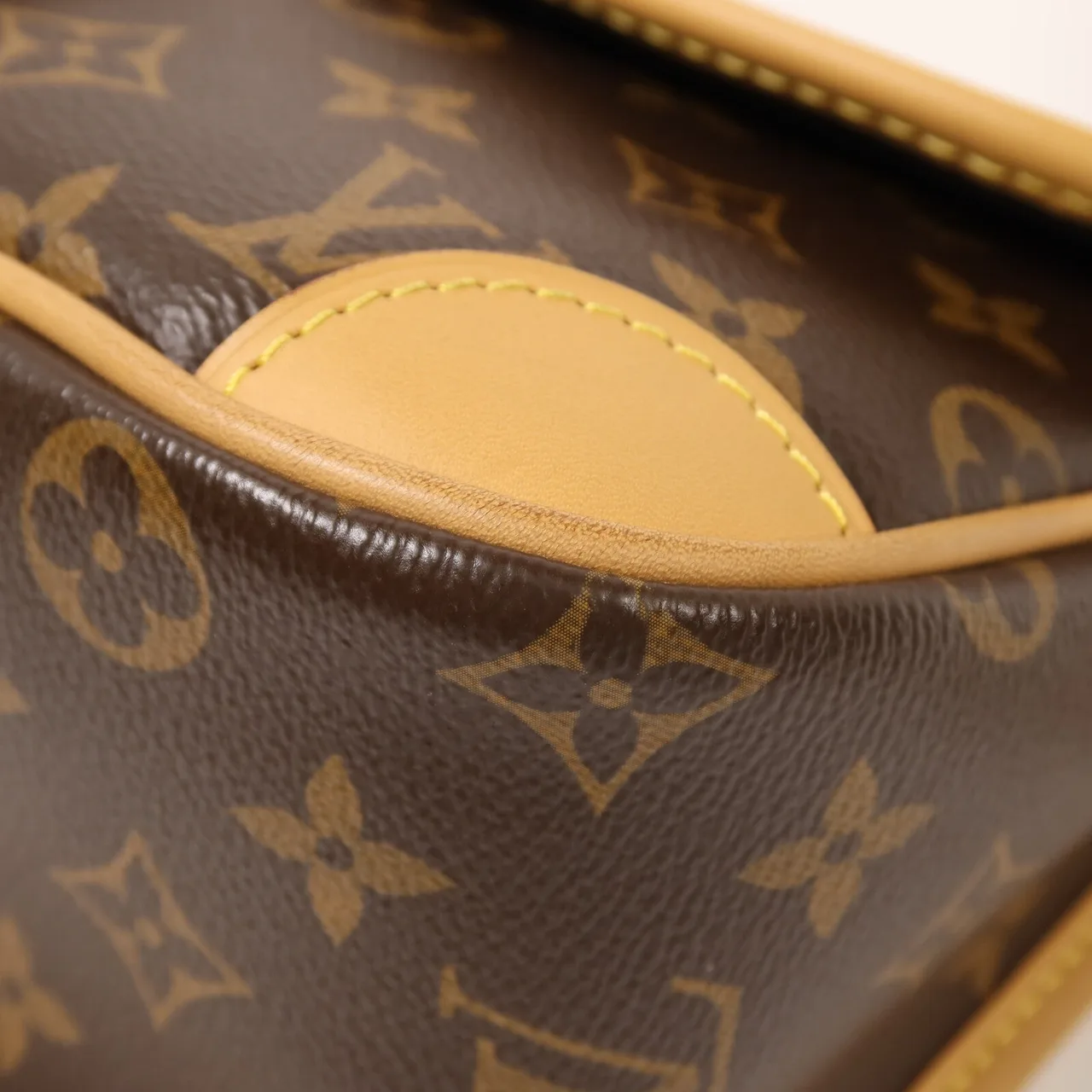 LOUIS VUITTON Diane M45985 2-Way Bag Coated Canvas 棕色 / Brown Coated Canvas Rank A - Thumbnail 10