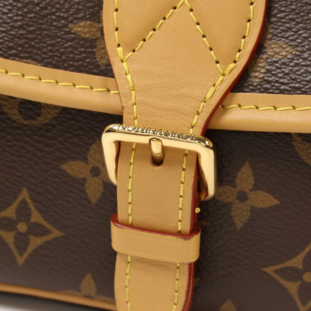 LOUIS VUITTON Diane M45985 2-Way Bag Coated Canvas 棕色 / Brown Coated Canvas Rank A - Thumbnail 13