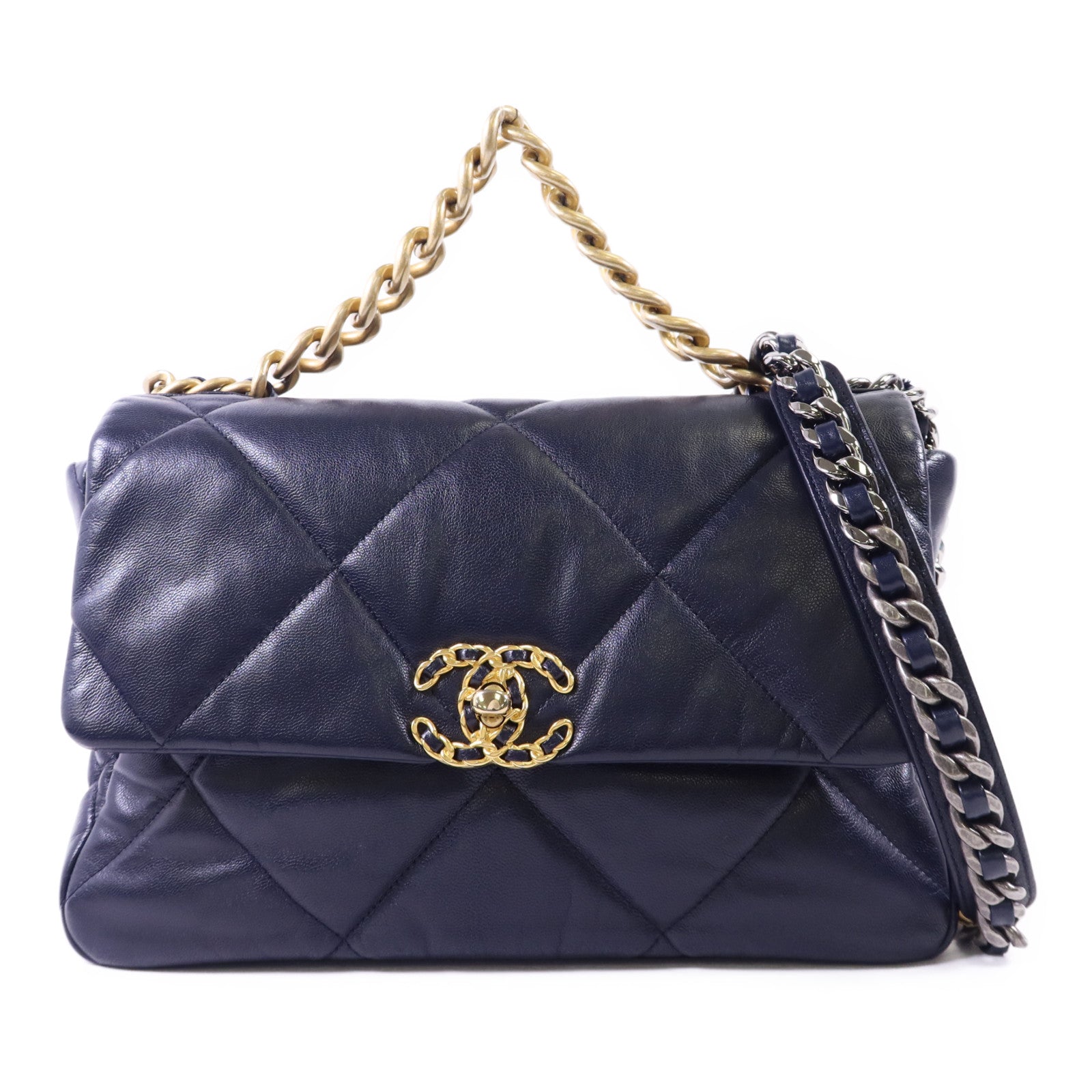 LOUIS VUITTON 2-Way Bag Lambskin