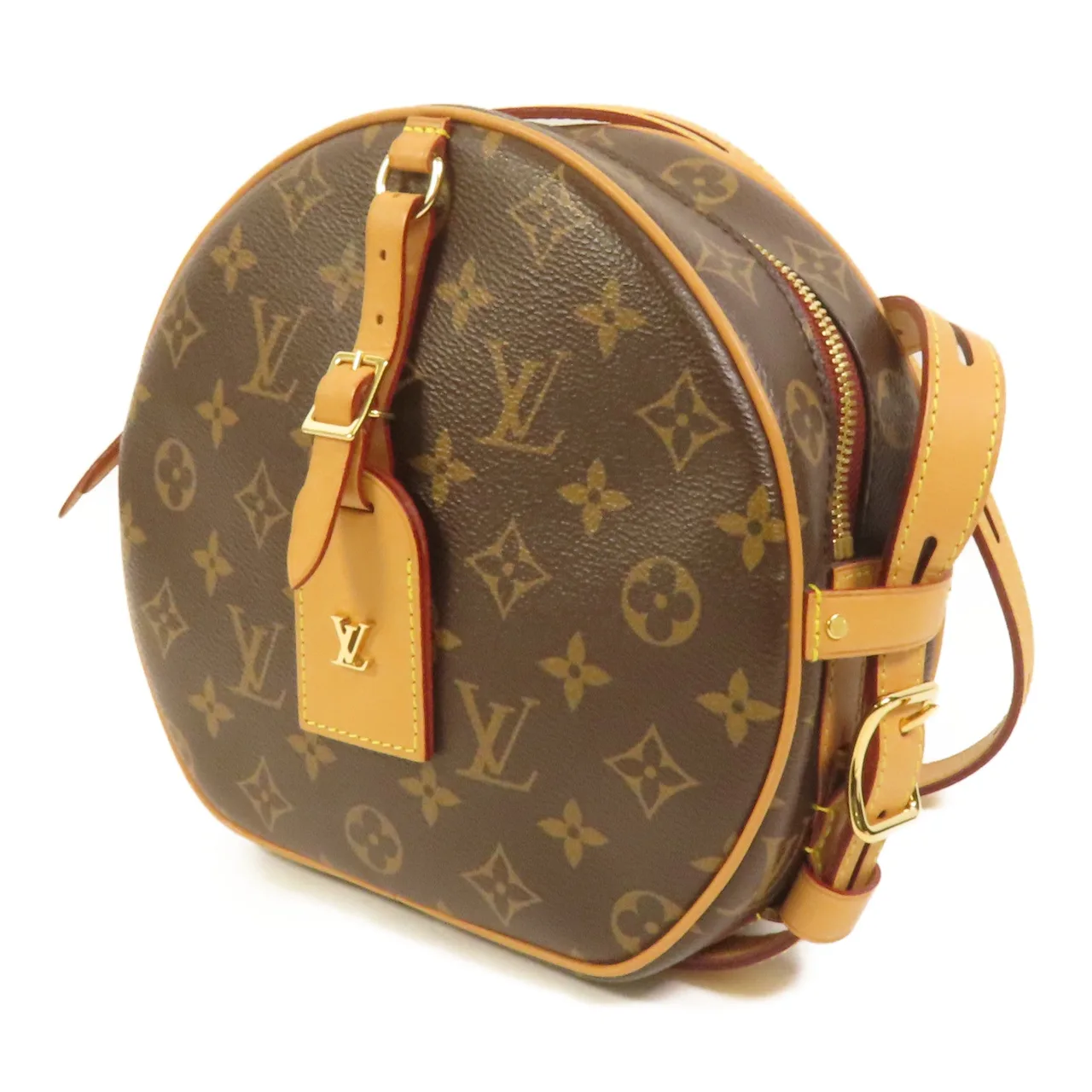 LOUIS VUITTON Boite Chapeau Souple M45647 Shoulder Bag Coated Canvas 棕色 / Brown Coated Canvas Rank A - Thumbnail 3