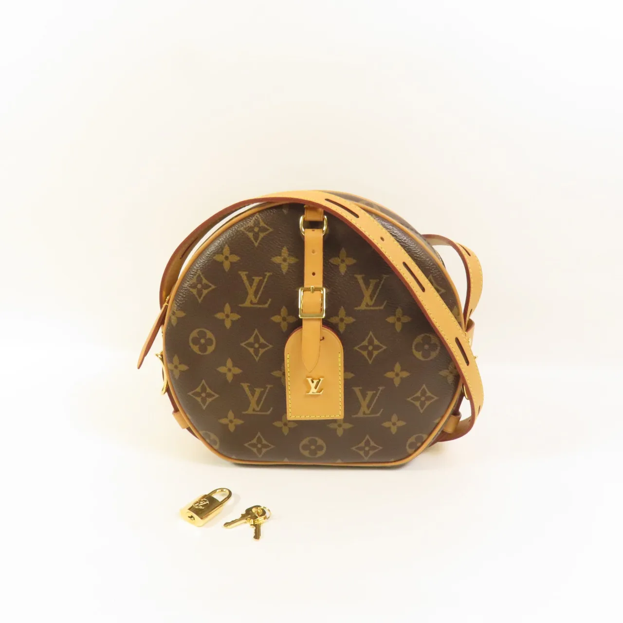 LOUIS VUITTON Boite Chapeau Souple M45647 Shoulder Bag Coated Canvas 棕色 / Brown Coated Canvas Rank A - Thumbnail 12