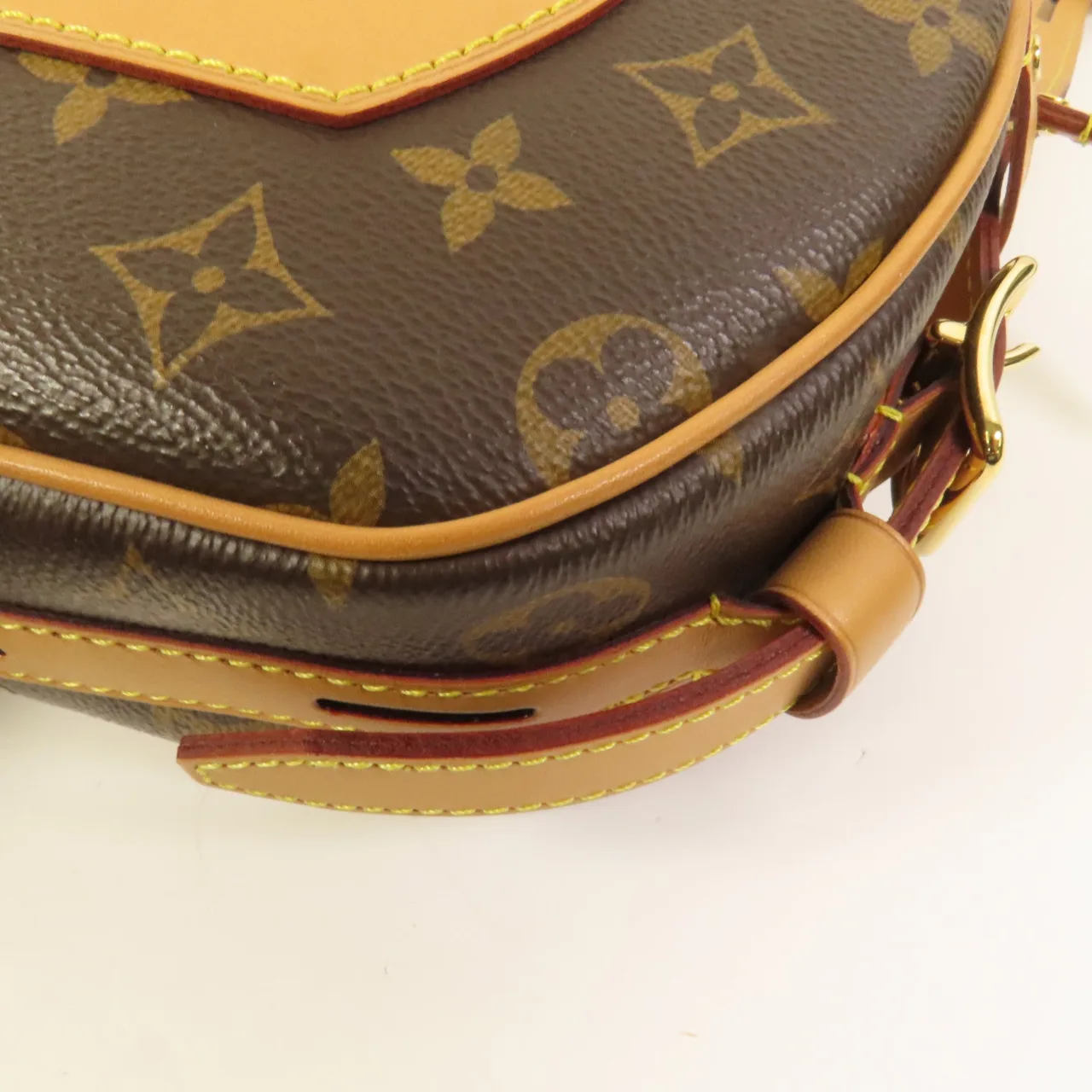 LOUIS VUITTON Boite Chapeau Souple M45647 Shoulder Bag Coated Canvas 棕色 / Brown Coated Canvas Rank A - Thumbnail 13
