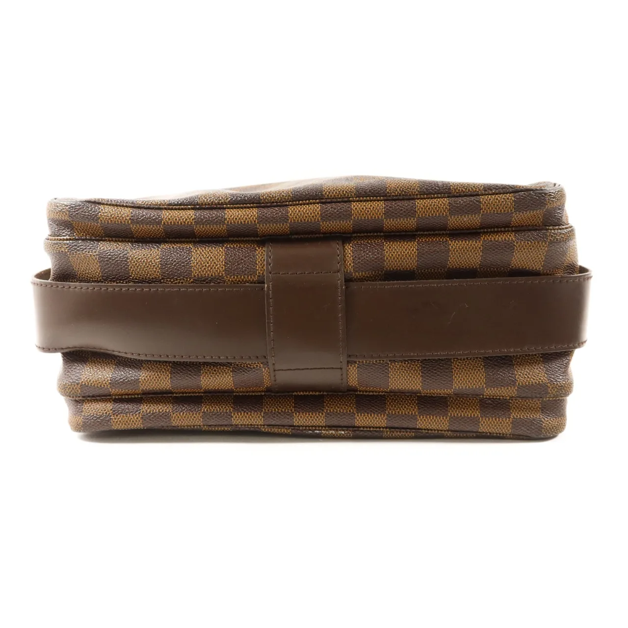 LOUIS VUITTON Naviglio N45255 Shoulder Bag Coated Canvas 棕色 Coated Canvas Rank B - Thumbnail 4