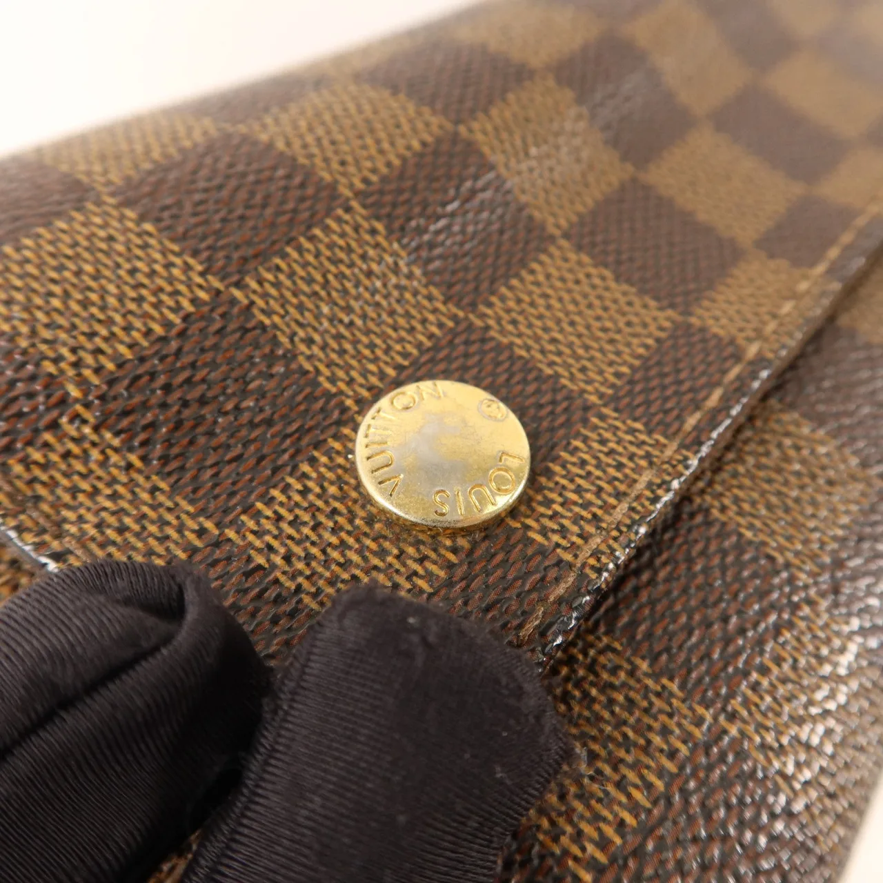 LOUIS VUITTON Naviglio N45255 Shoulder Bag Coated Canvas 棕色 Coated Canvas Rank B - Thumbnail 12