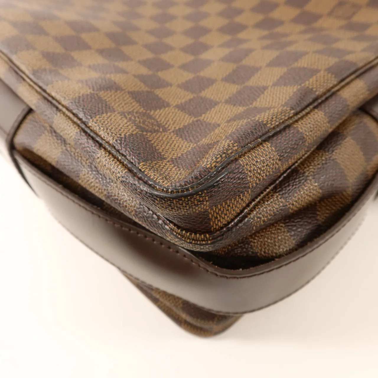 LOUIS VUITTON Naviglio N45255 Shoulder Bag Coated Canvas 棕色 Coated Canvas Rank B - Thumbnail 13