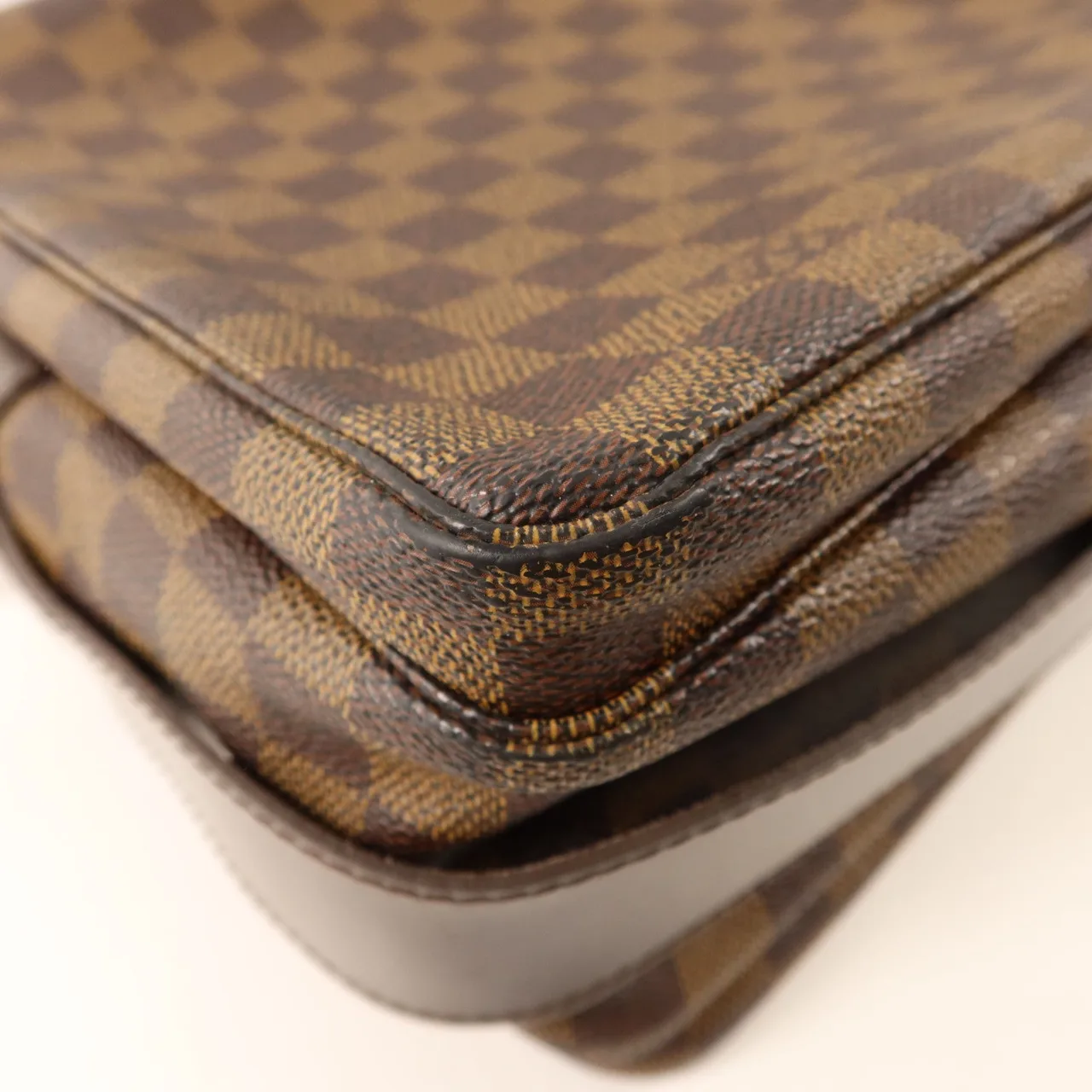 LOUIS VUITTON Naviglio N45255 Shoulder Bag Coated Canvas 棕色 Coated Canvas Rank B - Thumbnail 14