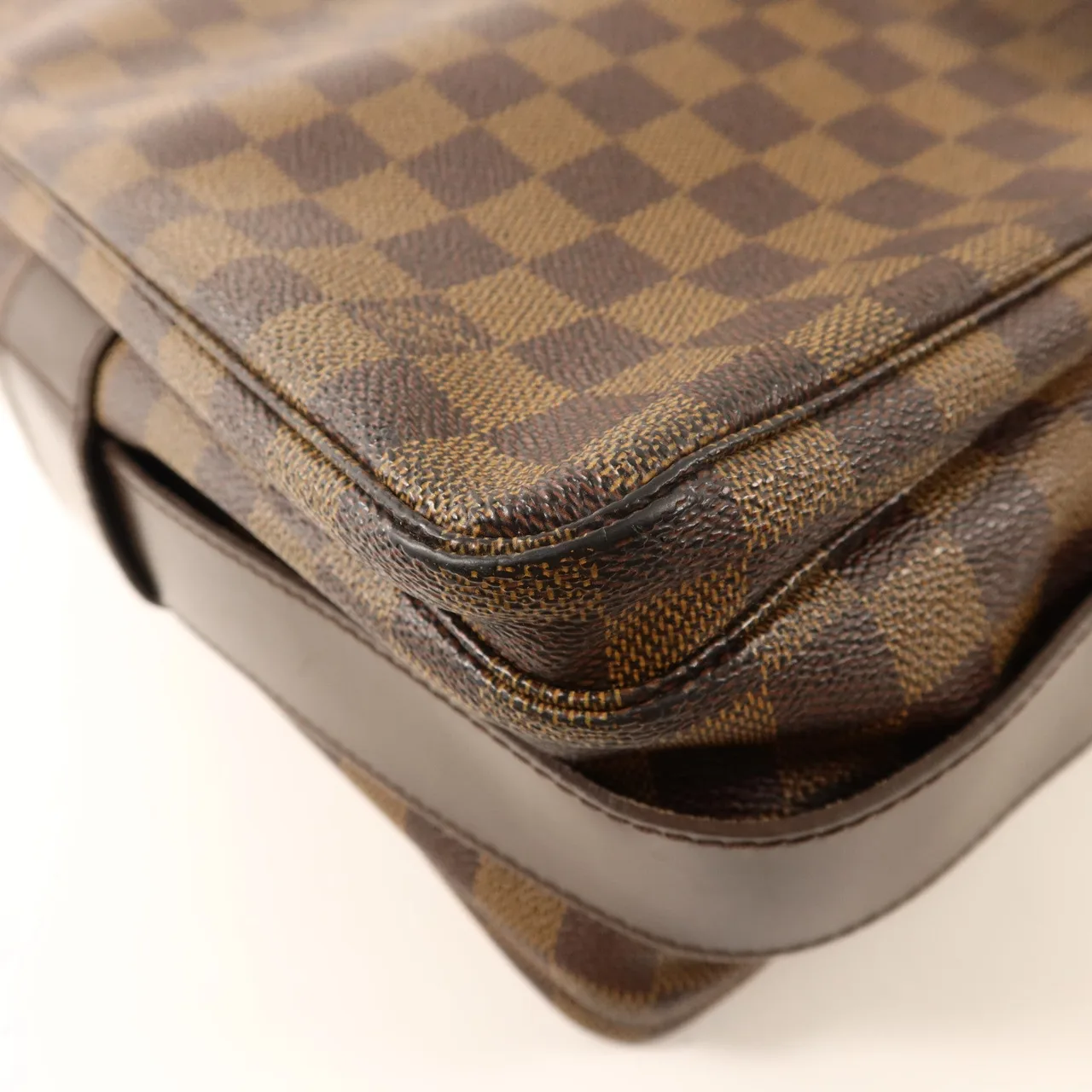 LOUIS VUITTON Naviglio N45255 Shoulder Bag Coated Canvas 棕色 Coated Canvas Rank B - Thumbnail 15