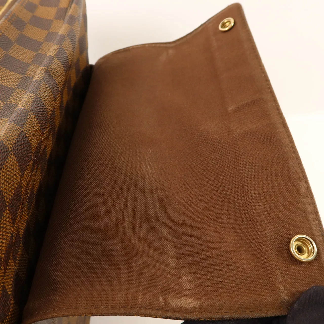 LOUIS VUITTON Naviglio N45255 Shoulder Bag Coated Canvas 棕色 Coated Canvas Rank B - Thumbnail 21