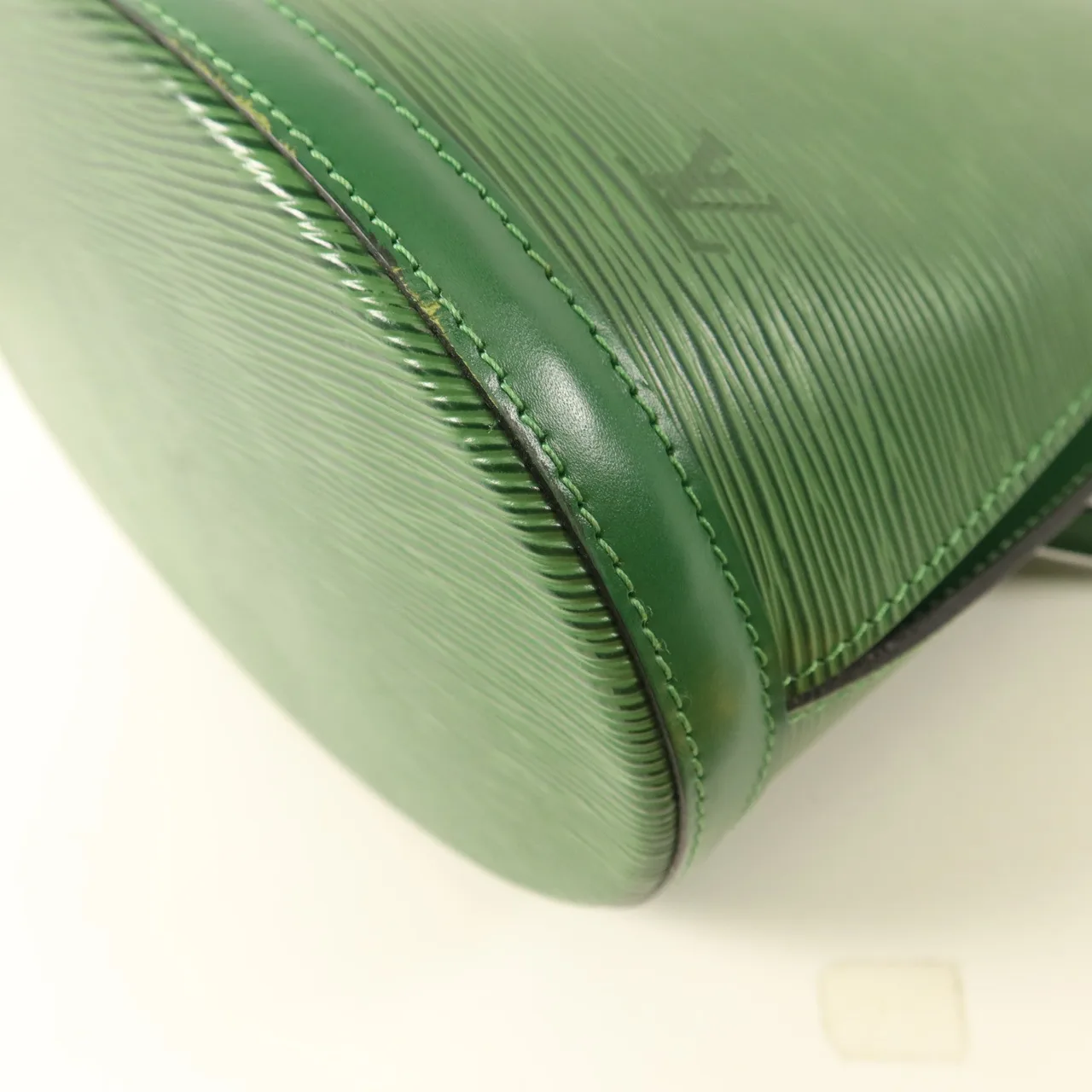 LOUIS VUITTON Cluny M52254 Shoulder Bag Calfskin 綠色 / Green Calfskin Rank A - Thumbnail 9