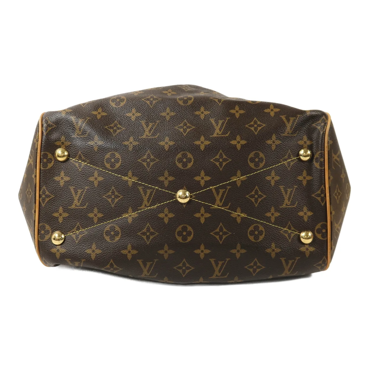 LOUIS VUITTON Tivoli M40144 Shoulder Bag Coated Canvas 棕色 / Brown Coated Canvas Rank B - Thumbnail 4