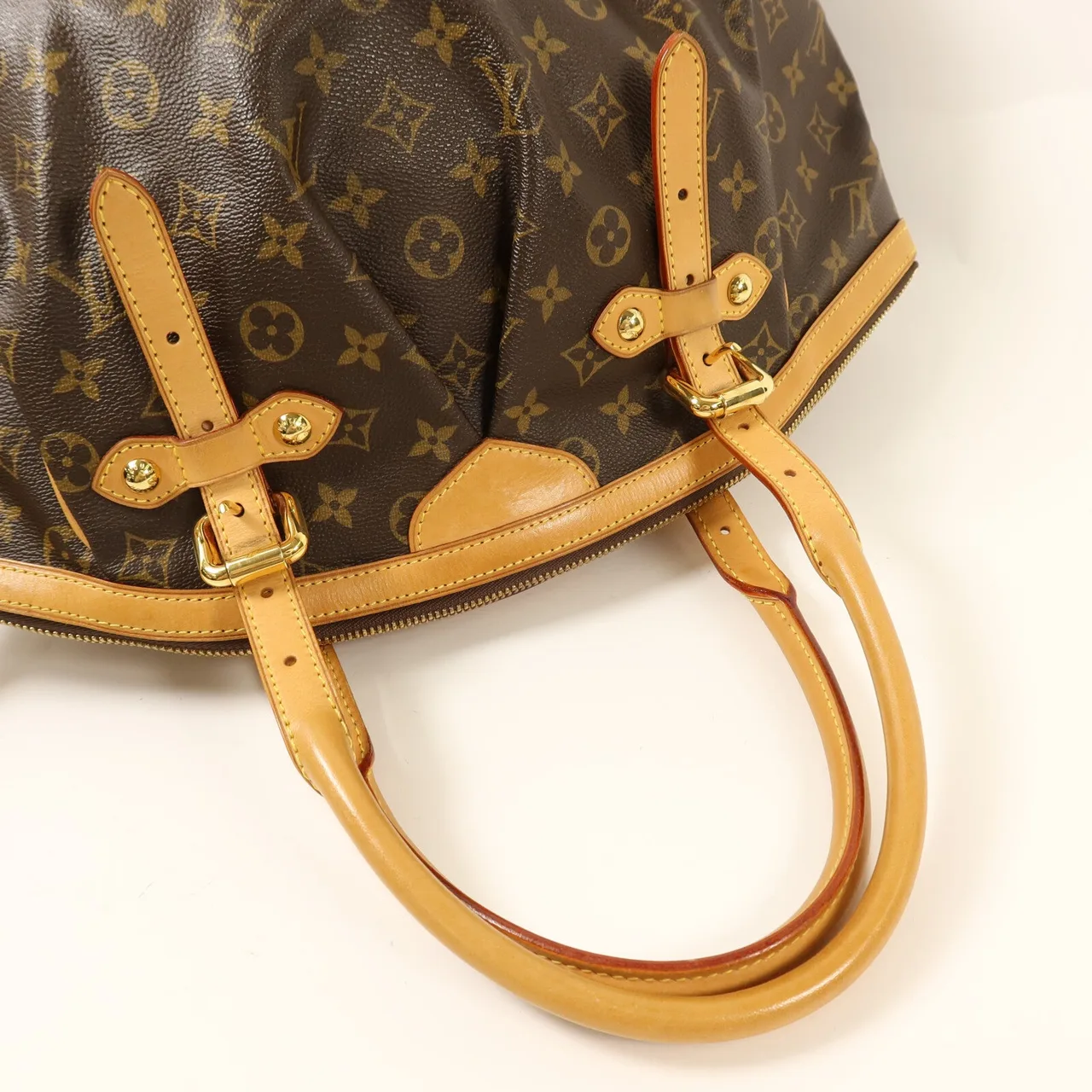 LOUIS VUITTON Tivoli M40144 Shoulder Bag Coated Canvas 棕色 / Brown Coated Canvas Rank B - Thumbnail 8