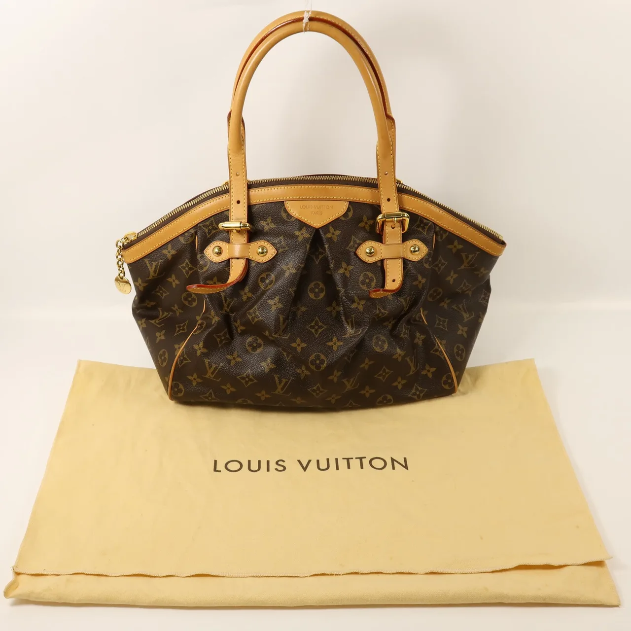 LOUIS VUITTON Tivoli M40144 Shoulder Bag Coated Canvas 棕色 / Brown Coated Canvas Rank B - Thumbnail 9