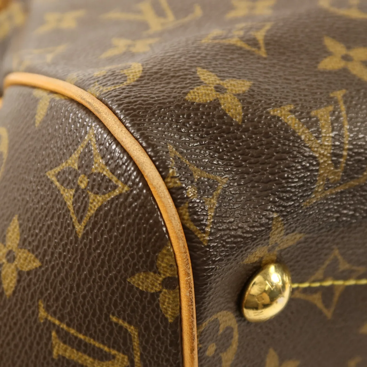 LOUIS VUITTON Tivoli M40144 Shoulder Bag Coated Canvas 棕色 / Brown Coated Canvas Rank B - Thumbnail 12