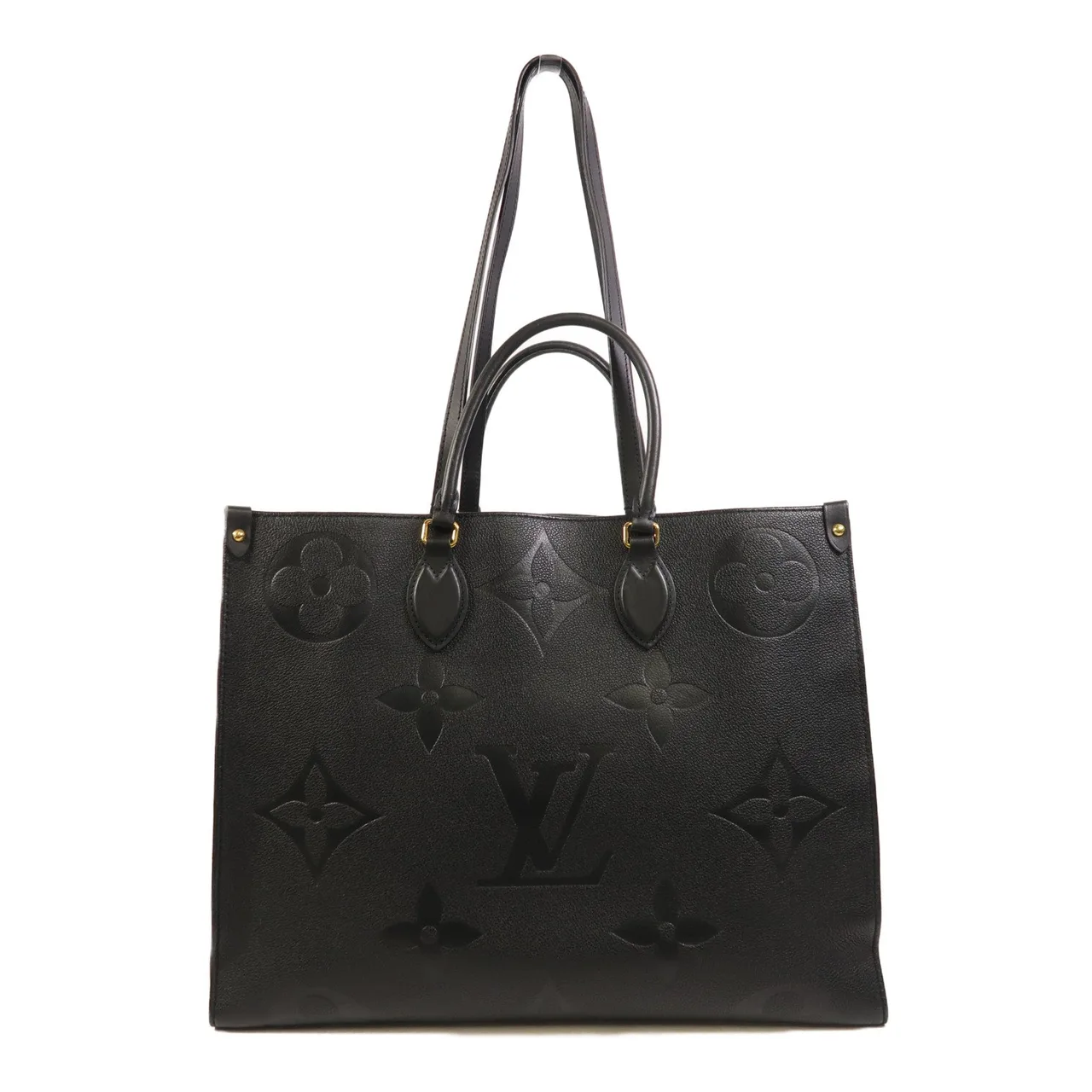 LOUIS VUITTON OnTheGo M44925 2-Way Bag Calfskin 黑色 / Black