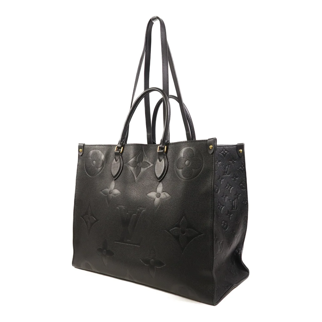 LOUIS VUITTON OnTheGo M44925 2-Way Bag Calfskin 黑色 / Black Calfskin Rank B - Thumbnail 3