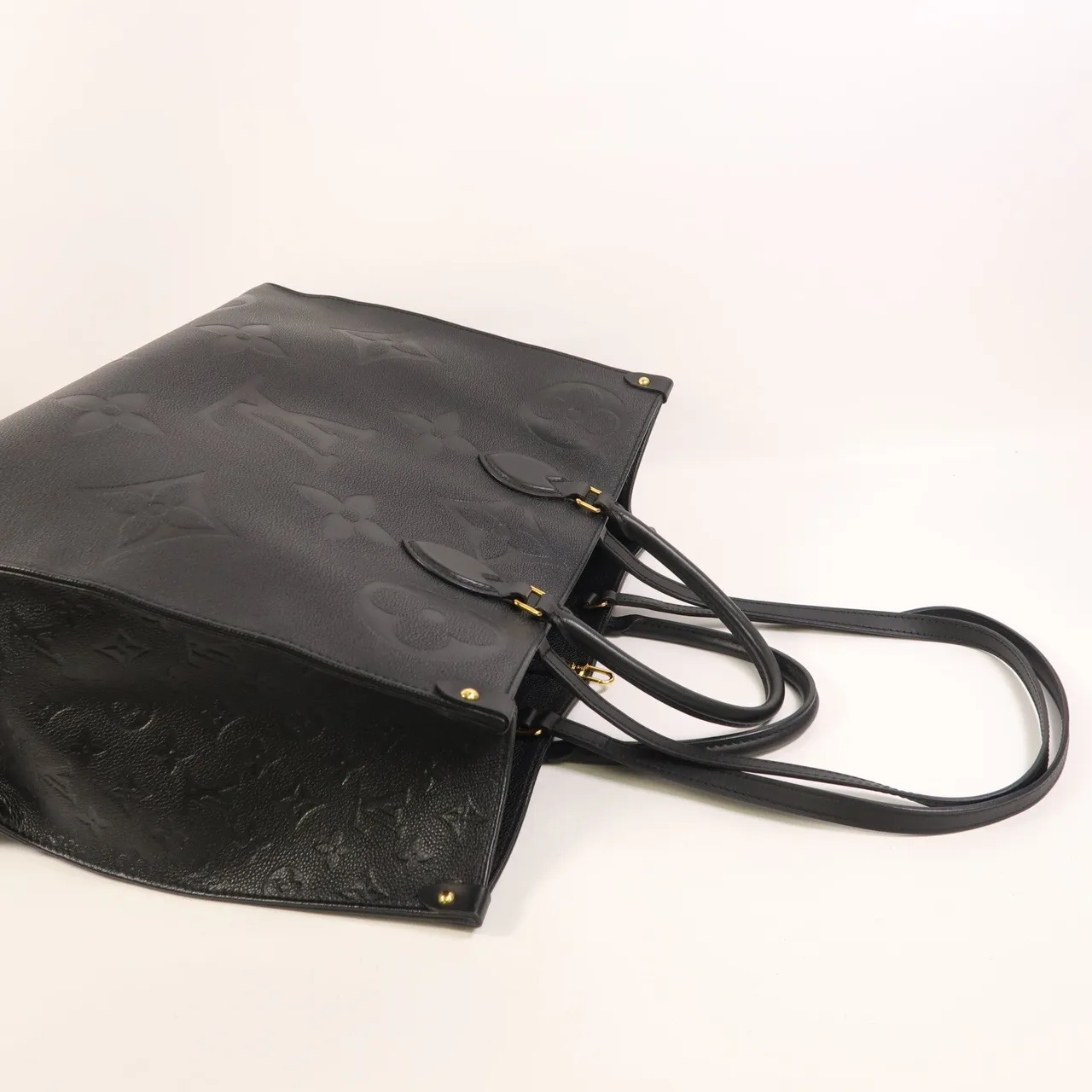 LOUIS VUITTON OnTheGo M44925 2-Way Bag Calfskin 黑色 / Black Calfskin Rank B - Thumbnail 8