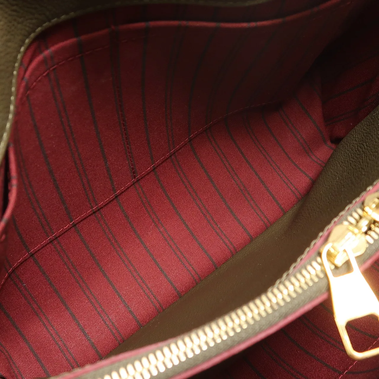 LOUIS VUITTON Montaigne M44060 2-Way Bag Leather 綠色 / Green Leather Rank A - Thumbnail 5